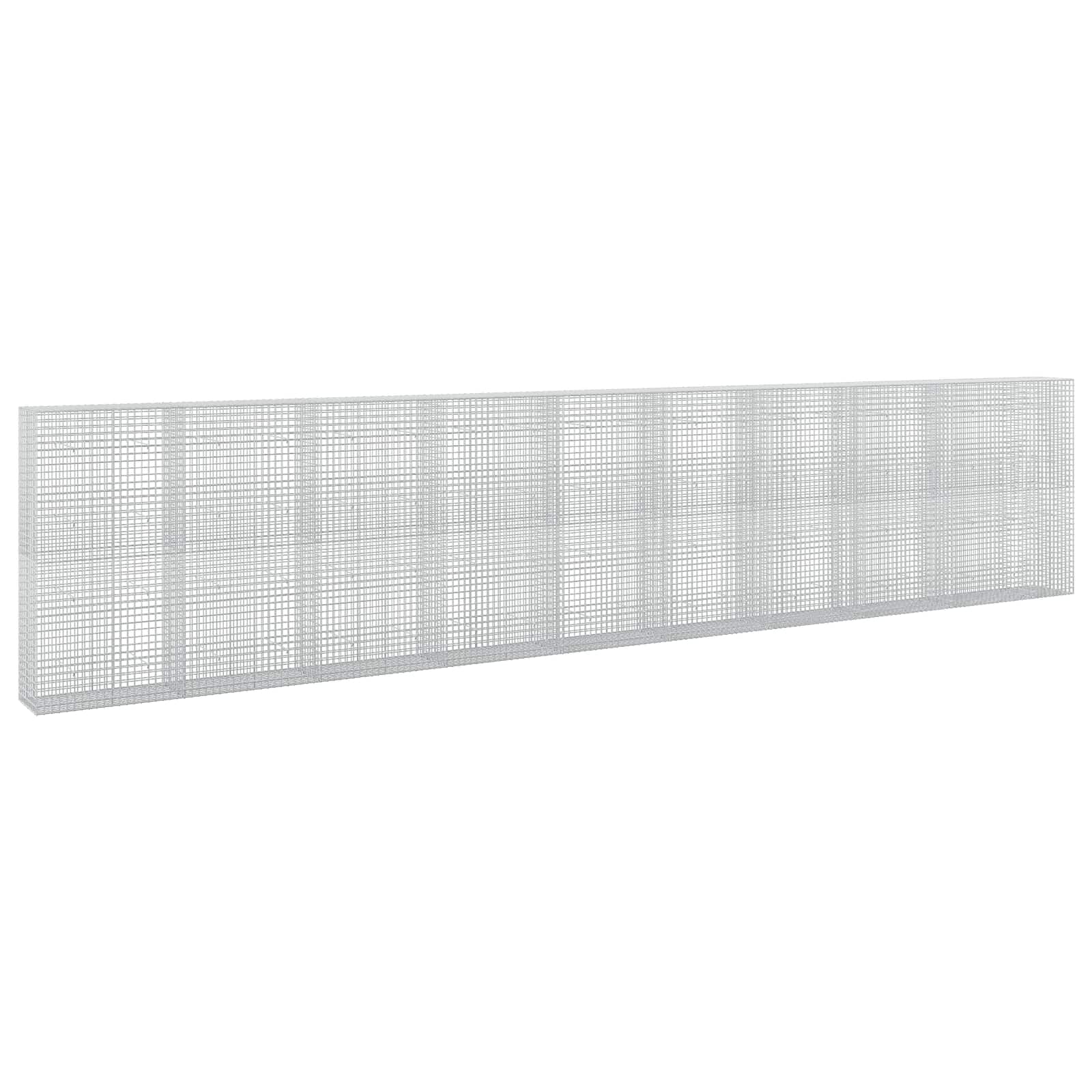 vidaXL Gabion s drátem 3,5 mm a síťkou 5x5 cm 950x50x200 cm