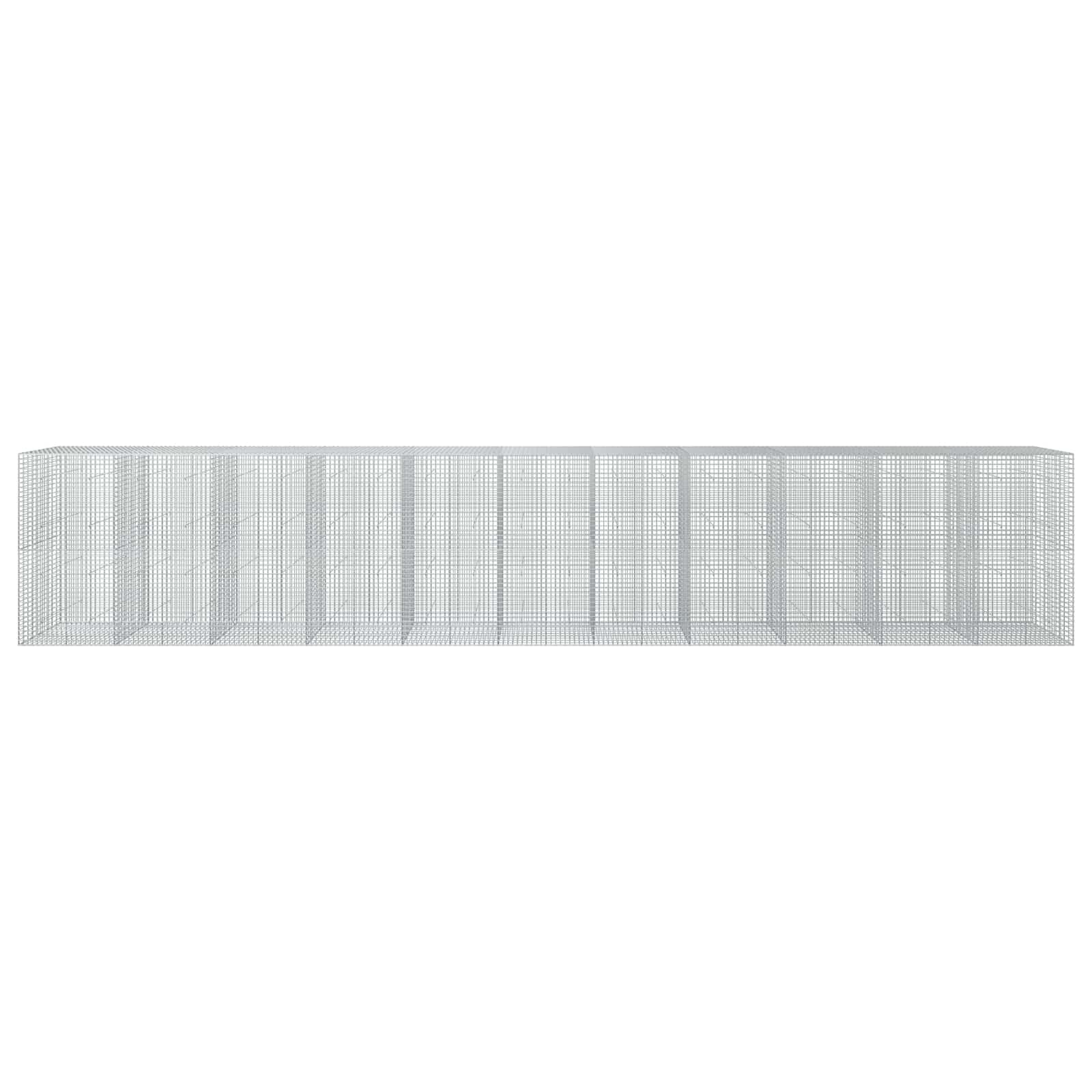 Gabion z žico 3,5 mm in mrežo 5x5 cm 1100x50x200 cm