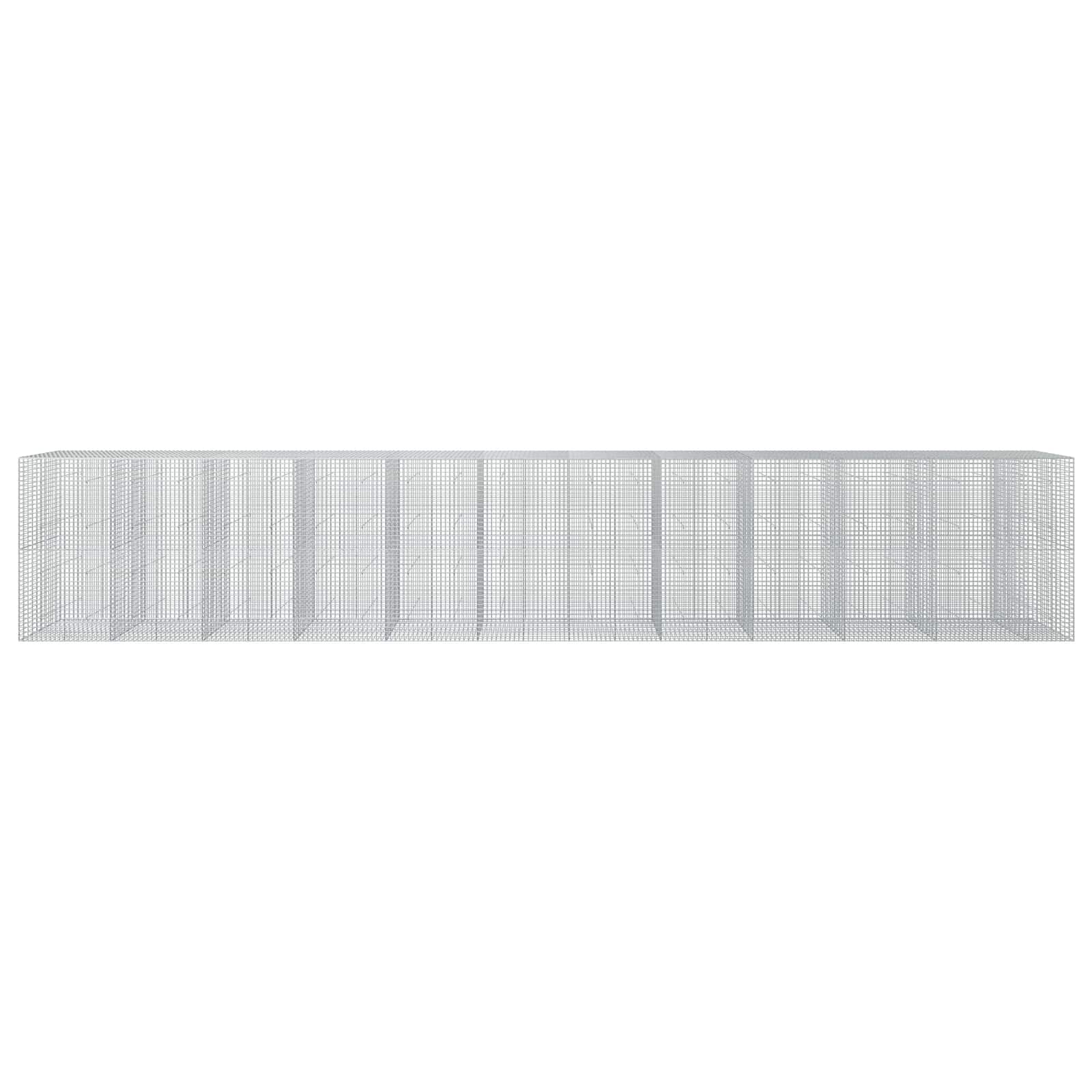 Gabion z žico 3,5 mm in mrežo 5x5 cm 1150x50x200 cm