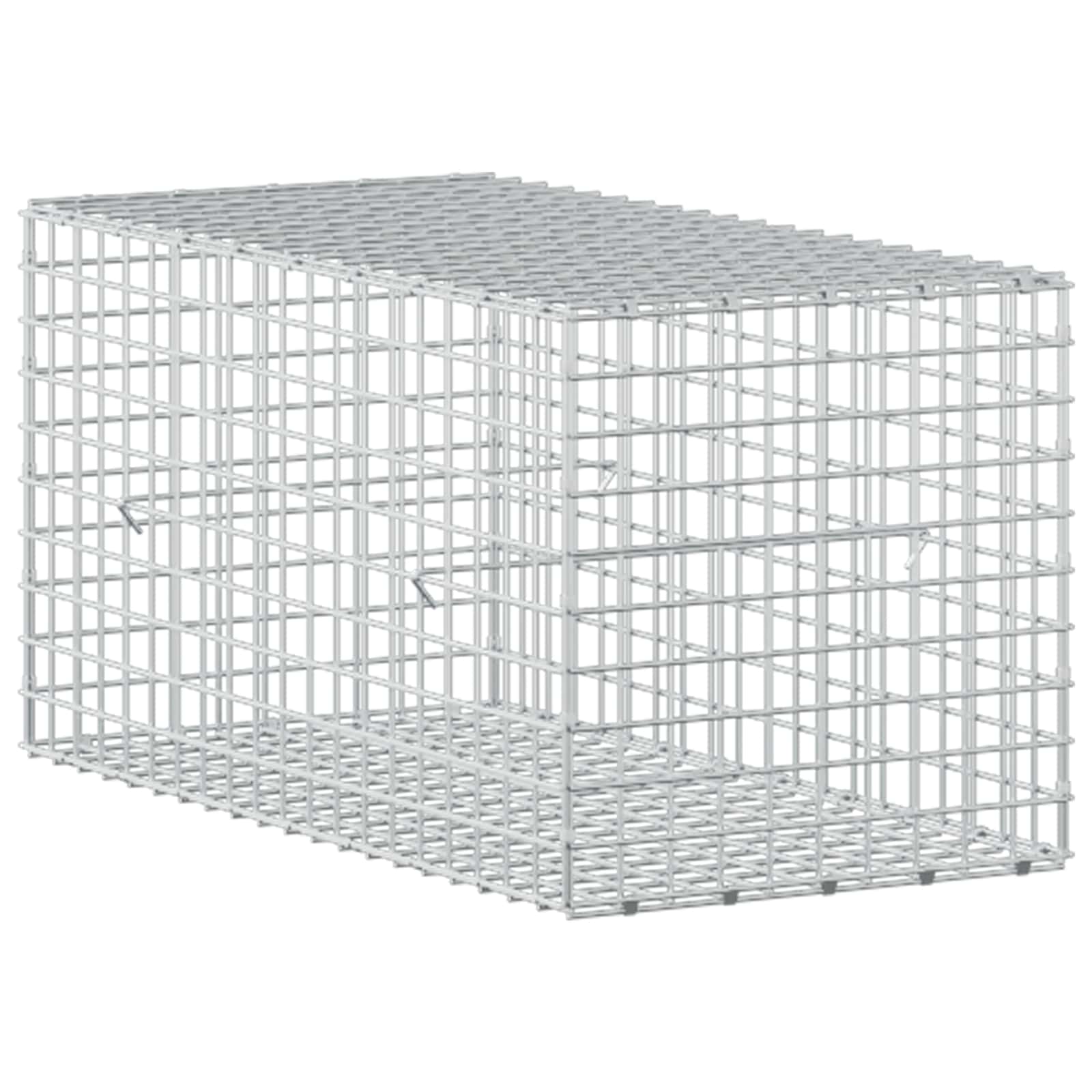 Gabion z žico 3,5 mm in mrežo 5x5 cm 50x100x50 cm