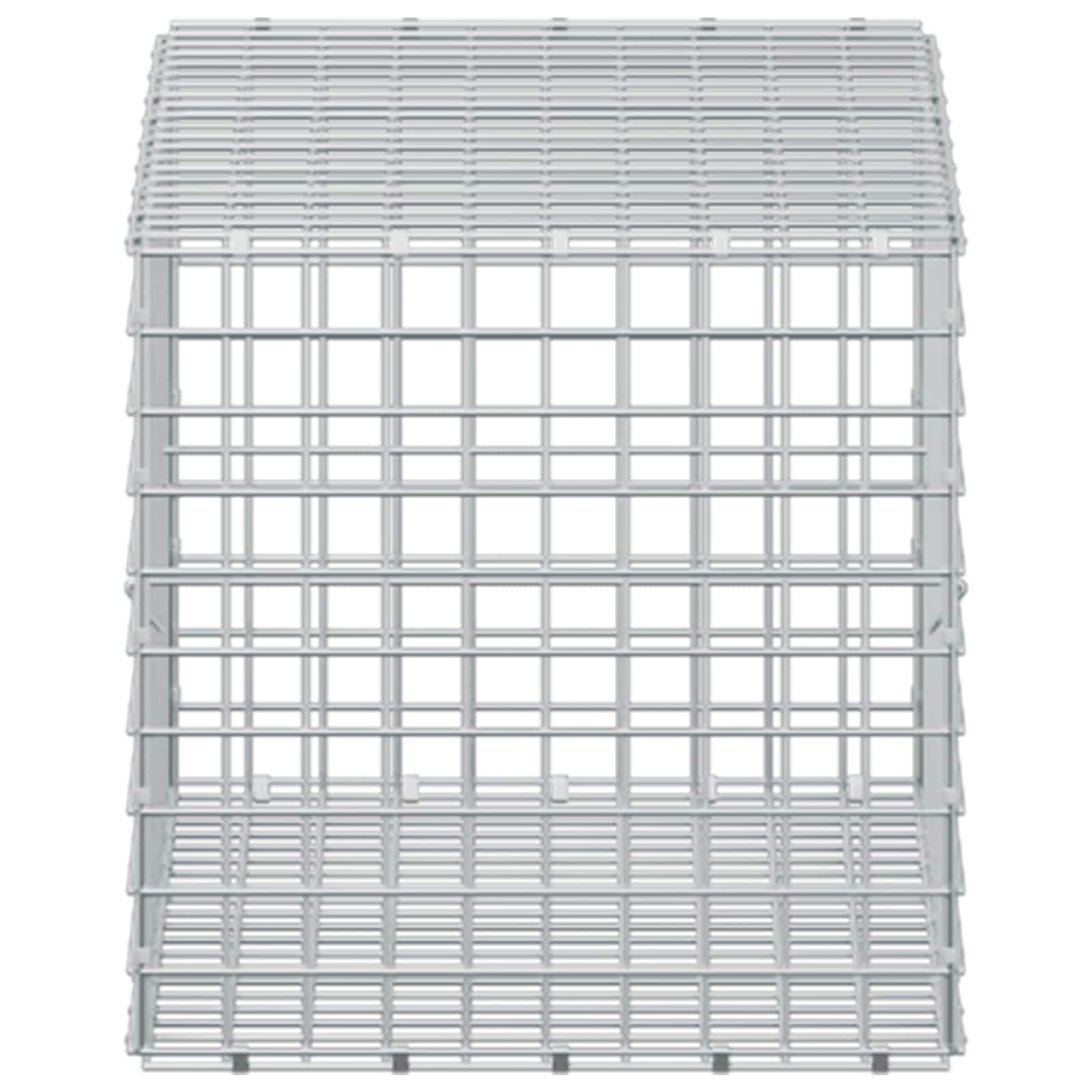 Gabion z žico 3,5 mm in mrežo 5x5 cm 50x100x50 cm