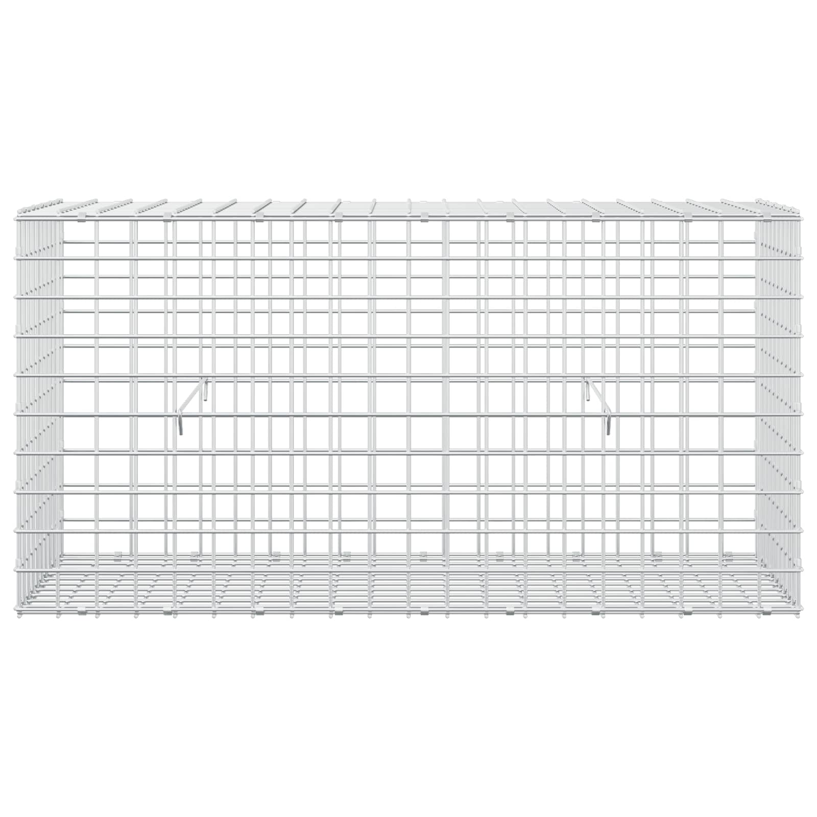 Gabion z žico 3,5 mm in mrežo 5x5 cm 50x100x50 cm