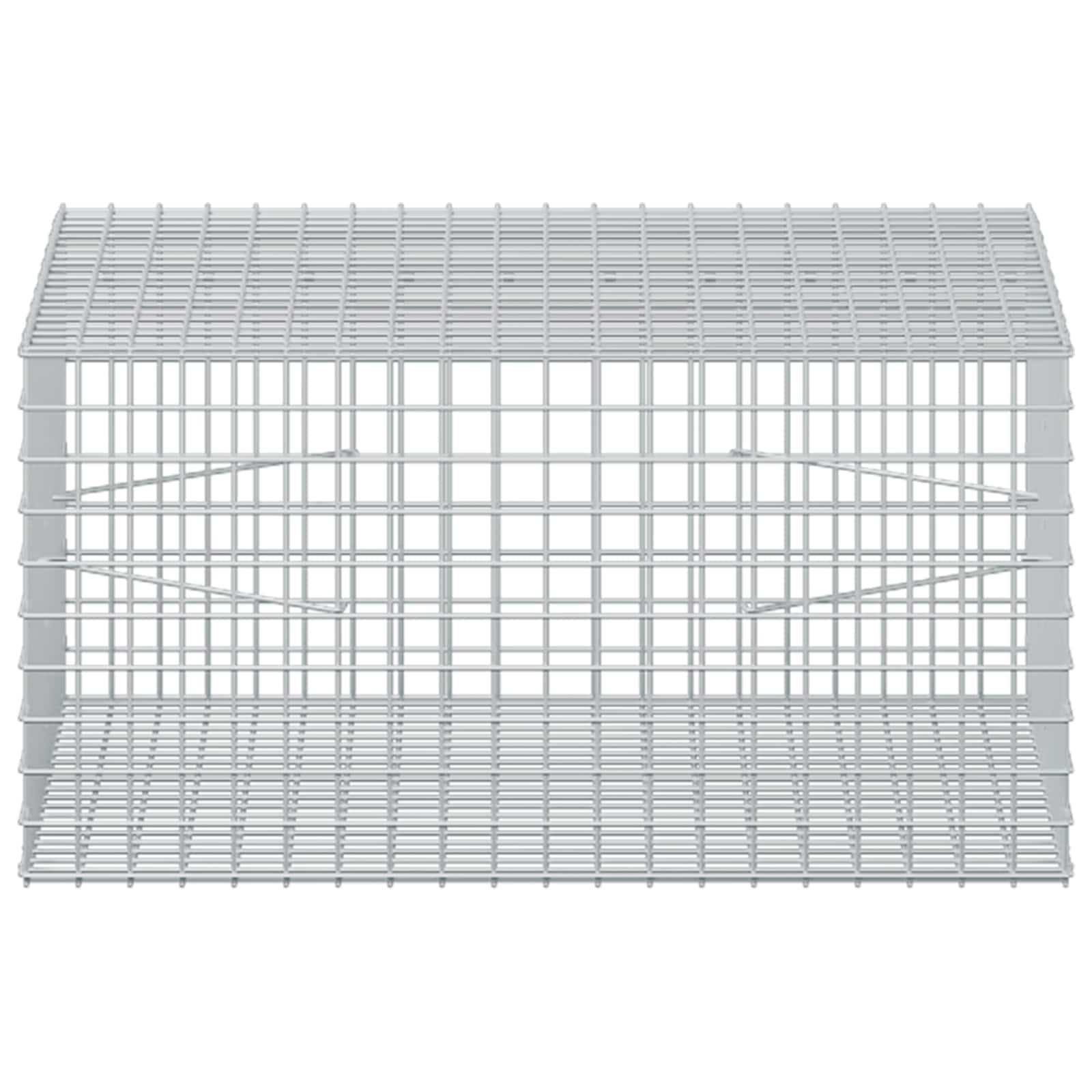 Gabion z žico 3,5 mm in mrežo 5x5 cm 100x100x50 cm