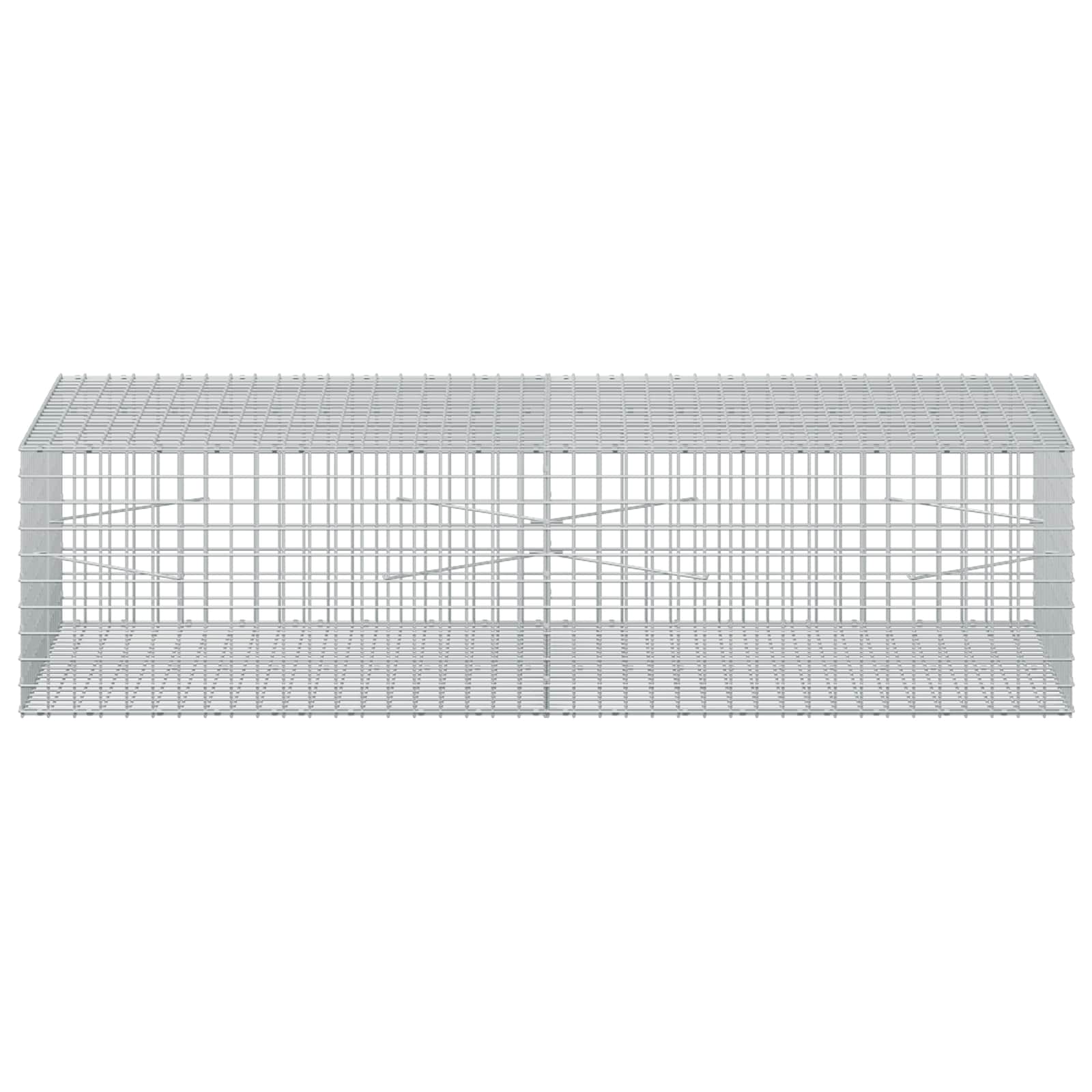Gabion z žico 3,5 mm in mrežo 5x5 cm 200x100x50 cm