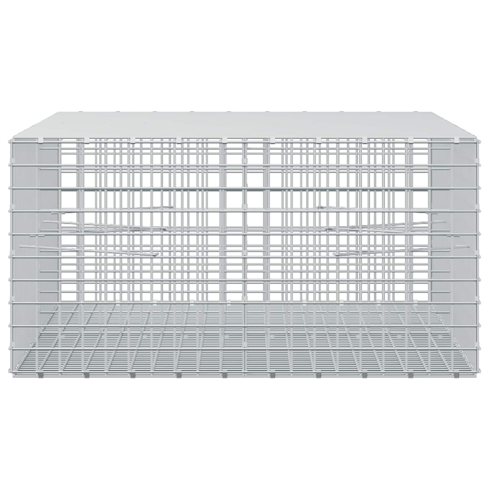 Gabion z žico 3,5 mm in mrežo 5x5 cm 200x100x50 cm