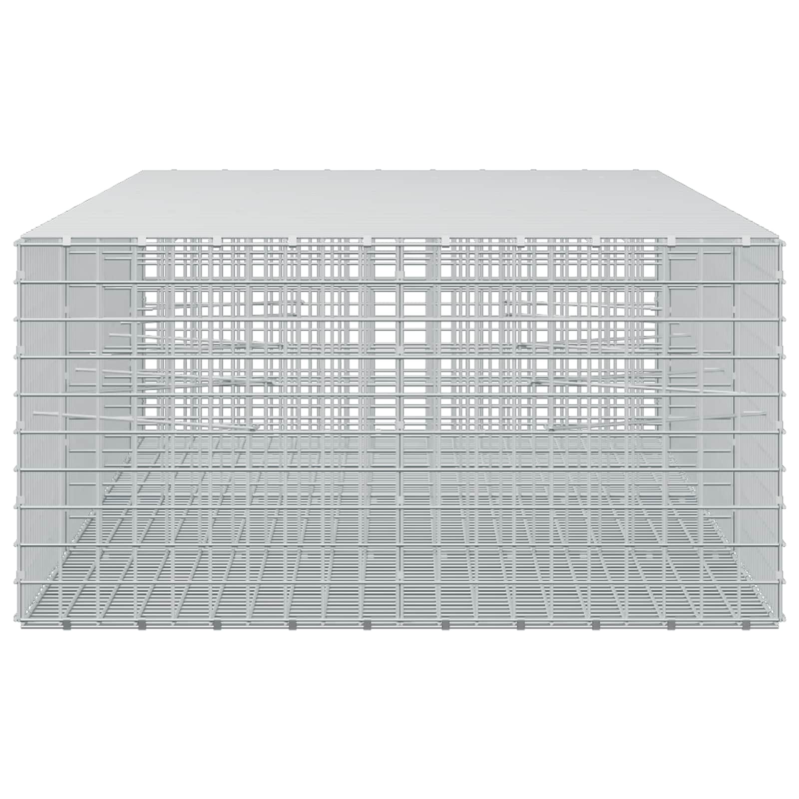 Gabion z žico 3,5 mm in mrežo 5x5 cm 350x100x50 cm