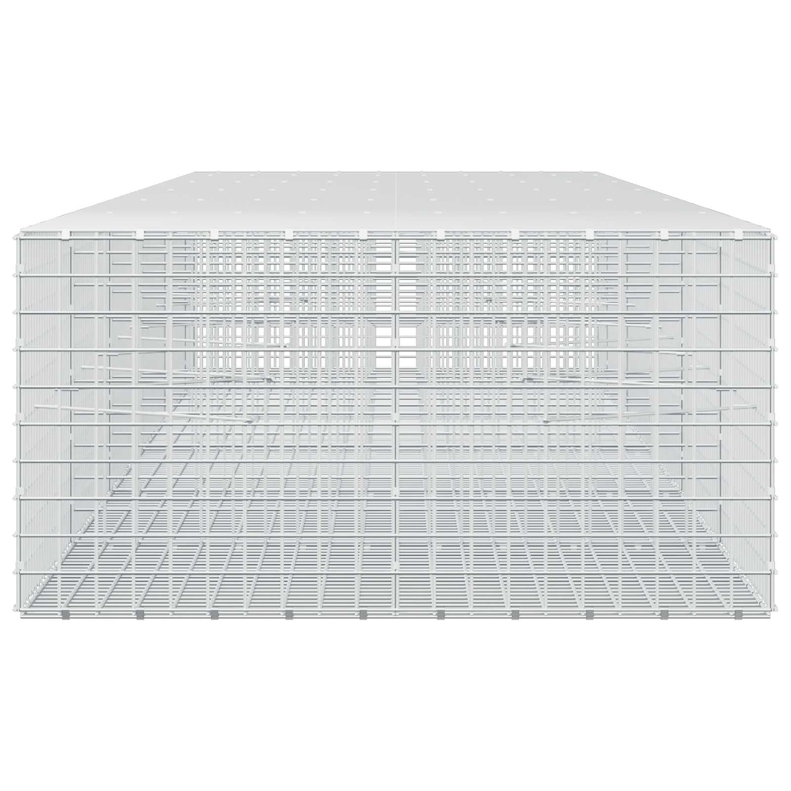Gabion z žico 3,5 mm in mrežo 5x5 cm 550x100x50 cm