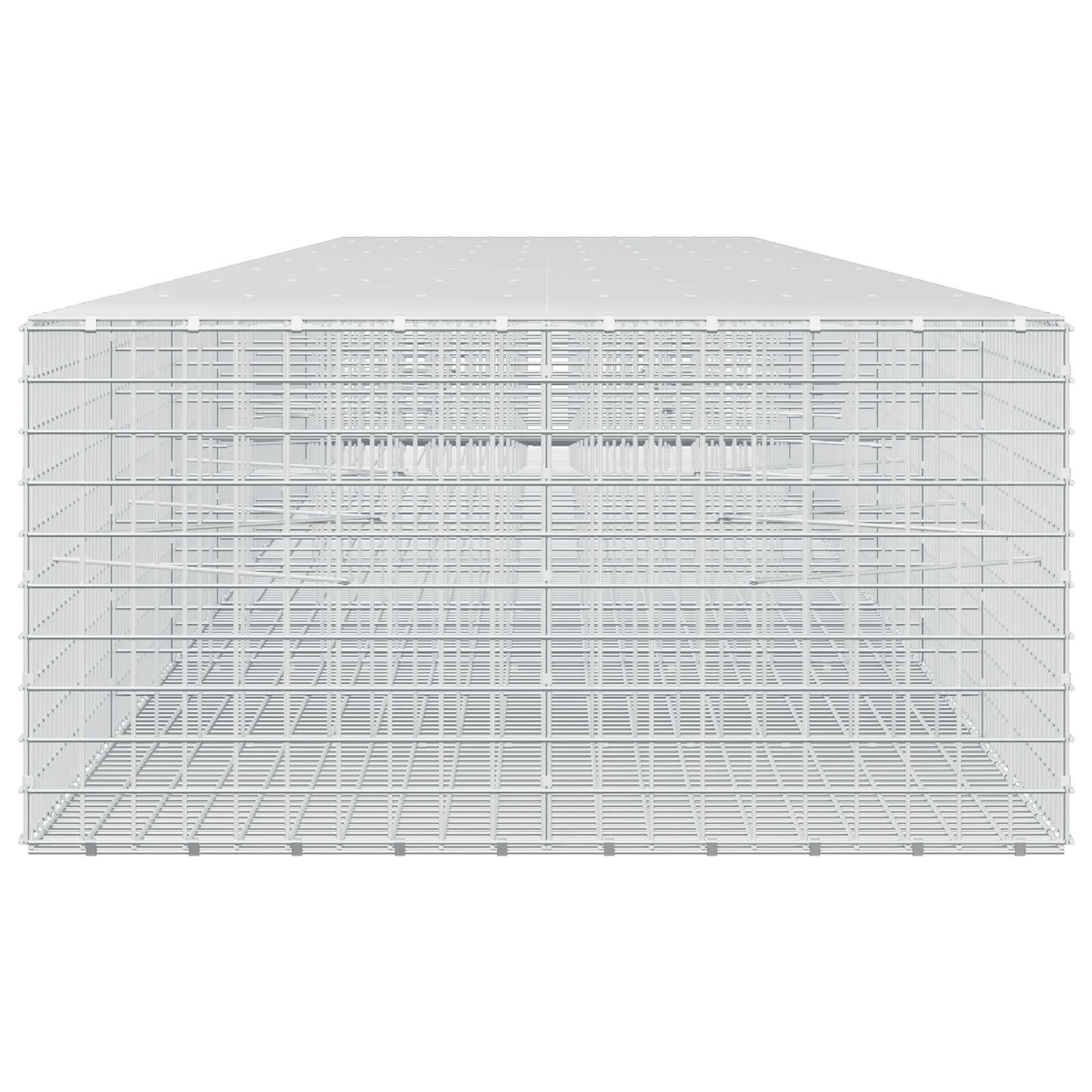 Gabion z žico 3,5 mm in mrežo 5x5 cm 800x100x50 cm