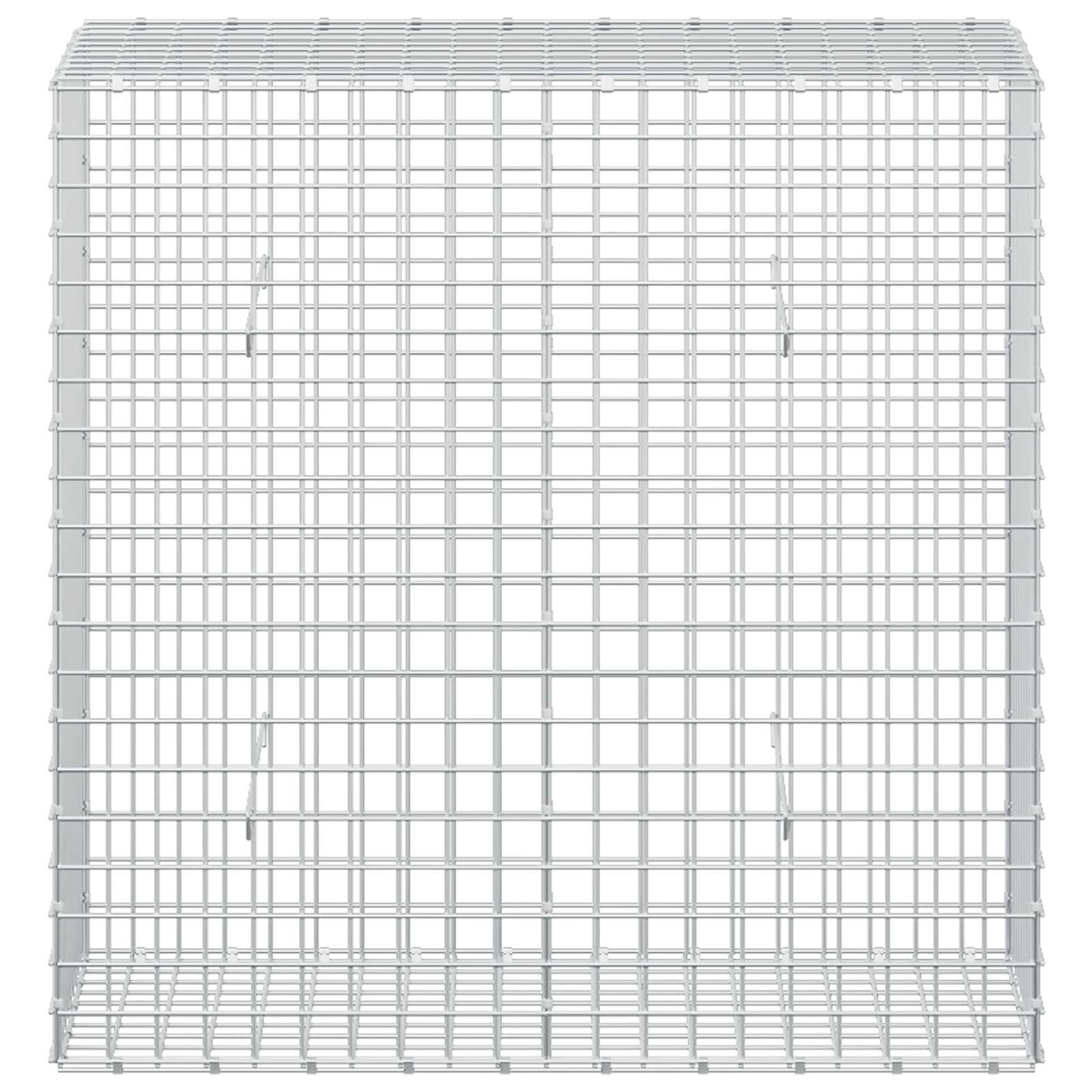 Gabion z žico 3,5 mm in mrežo 5x5 cm 50x100x100 cm