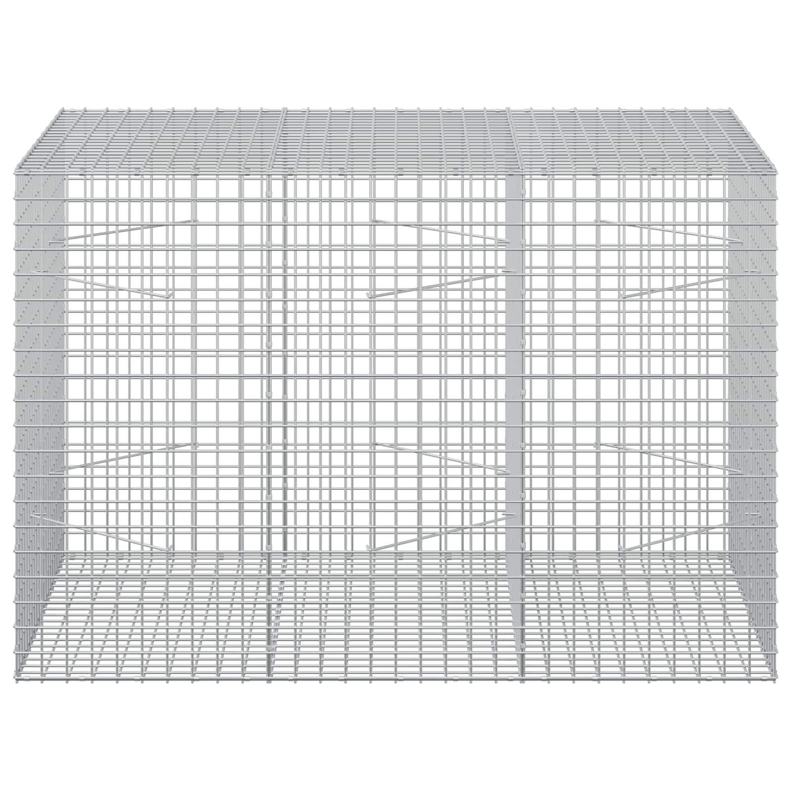 Gabion z žico 3,5 mm in mrežo 5x5 cm 150x100x100 cm
