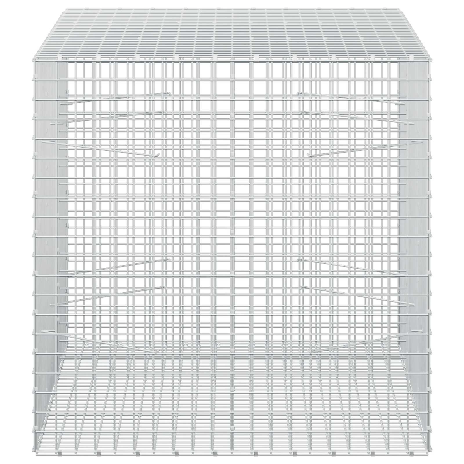 Gabion z žico 3,5 mm in mrežo 5x5 cm 150x100x100 cm
