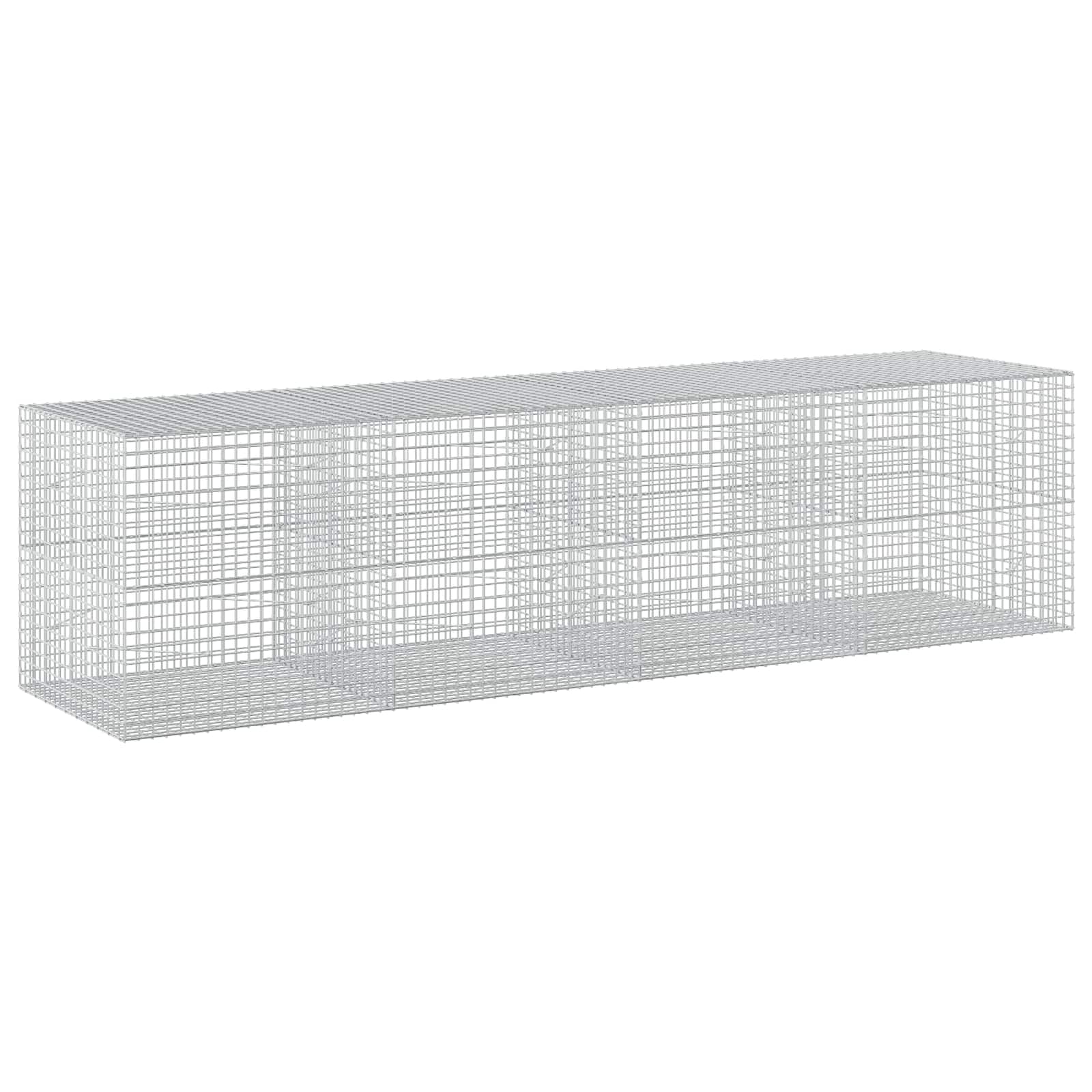 vidaXL Gabion s drátem 3,5 mm a síťkou 5x5 cm 400x100x100 cm