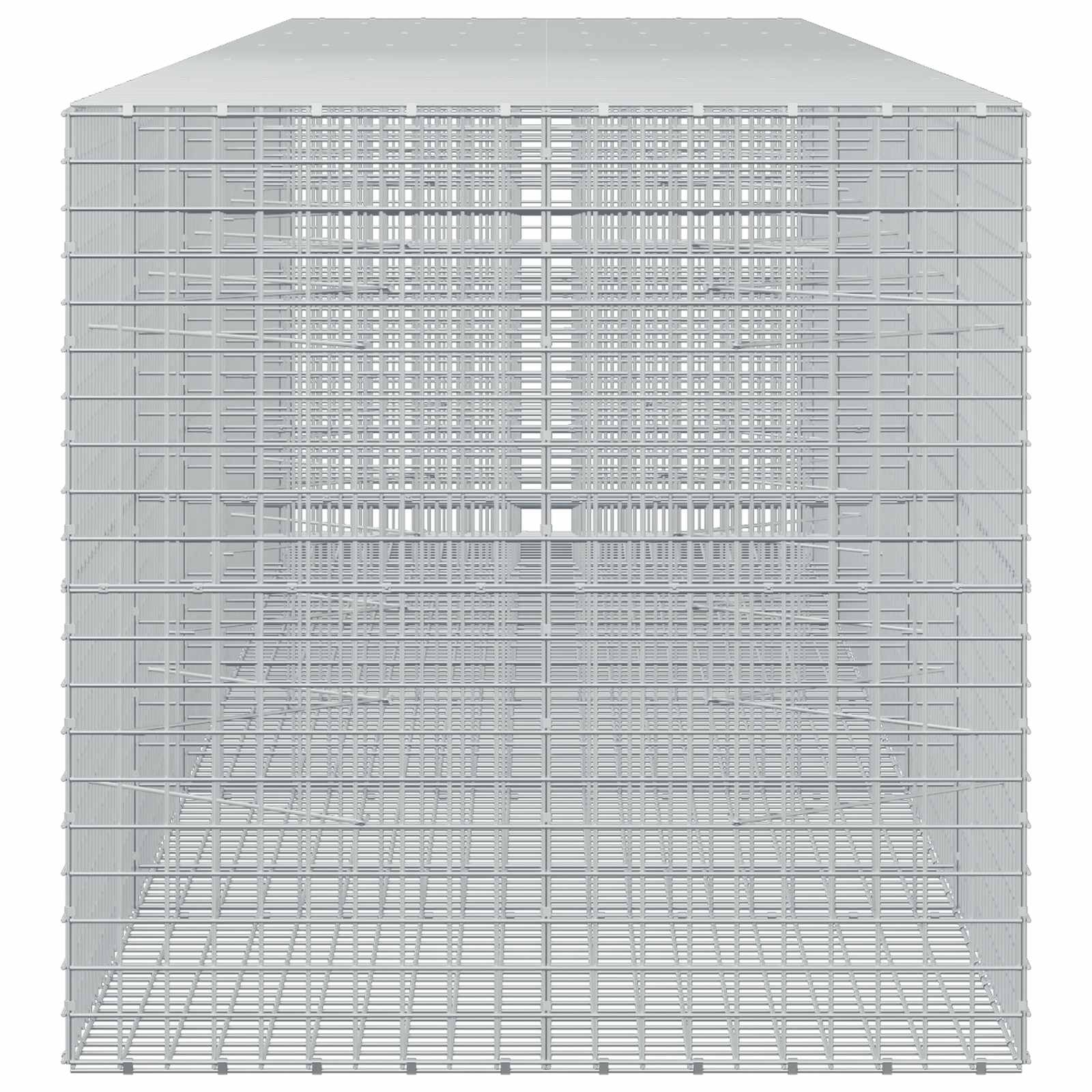 Gabion z žico 3,5 mm in mrežo 5x5 cm 550x100x100 cm