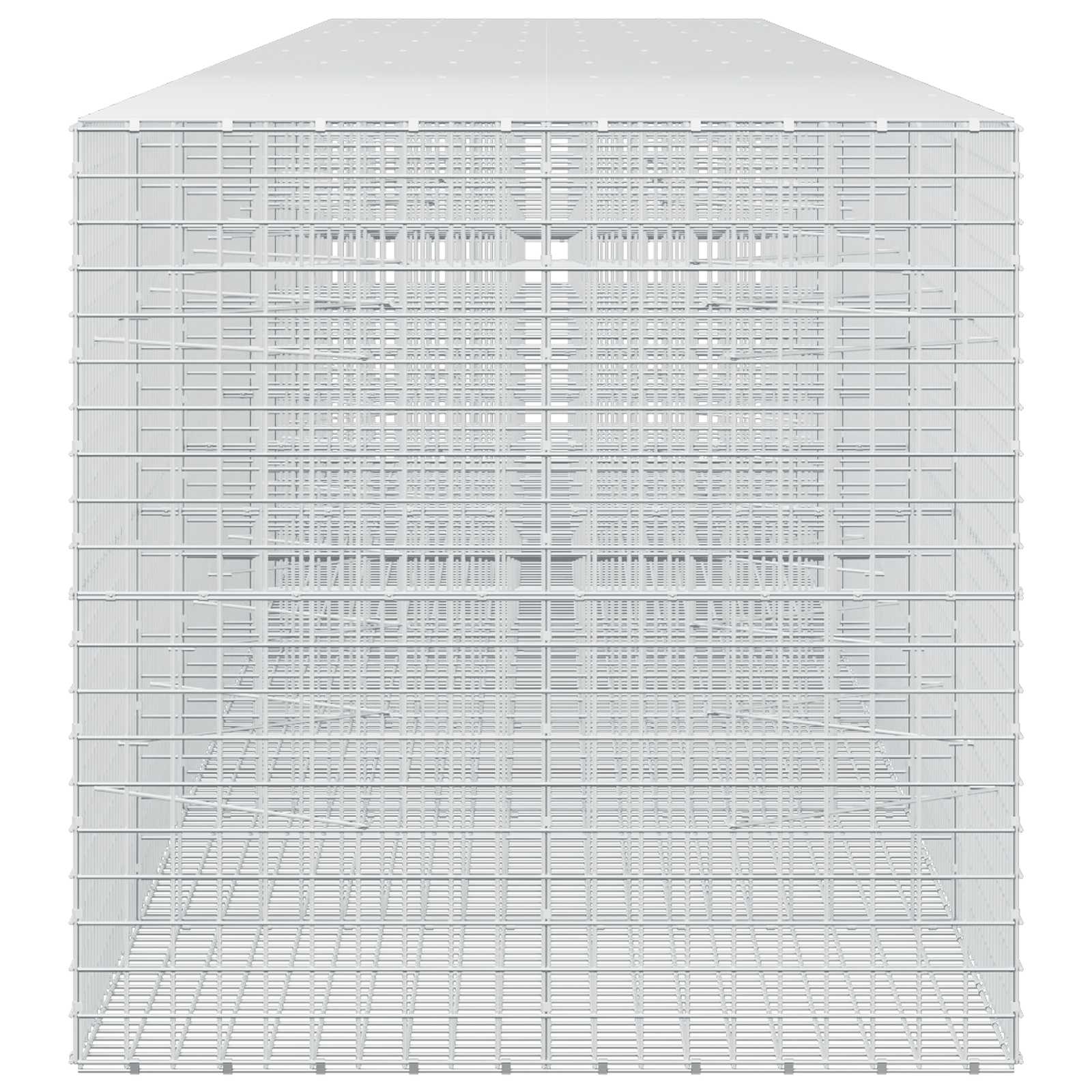 Gabion z žico 3,5 mm in mrežo 5x5 cm 800x100x100 cm