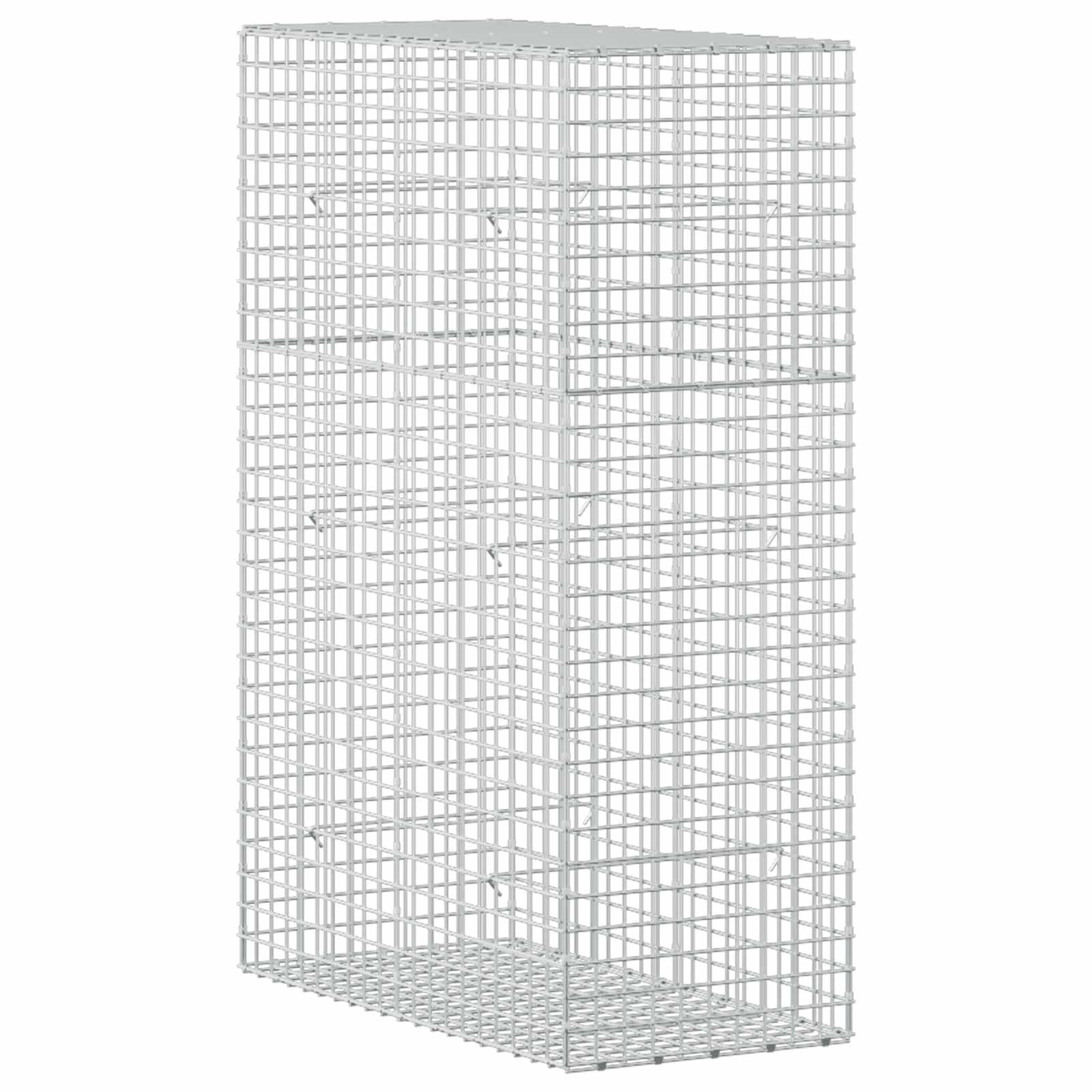 Gabion z žico 3,5 mm in mrežo 5x5 cm 50x100x150 cm