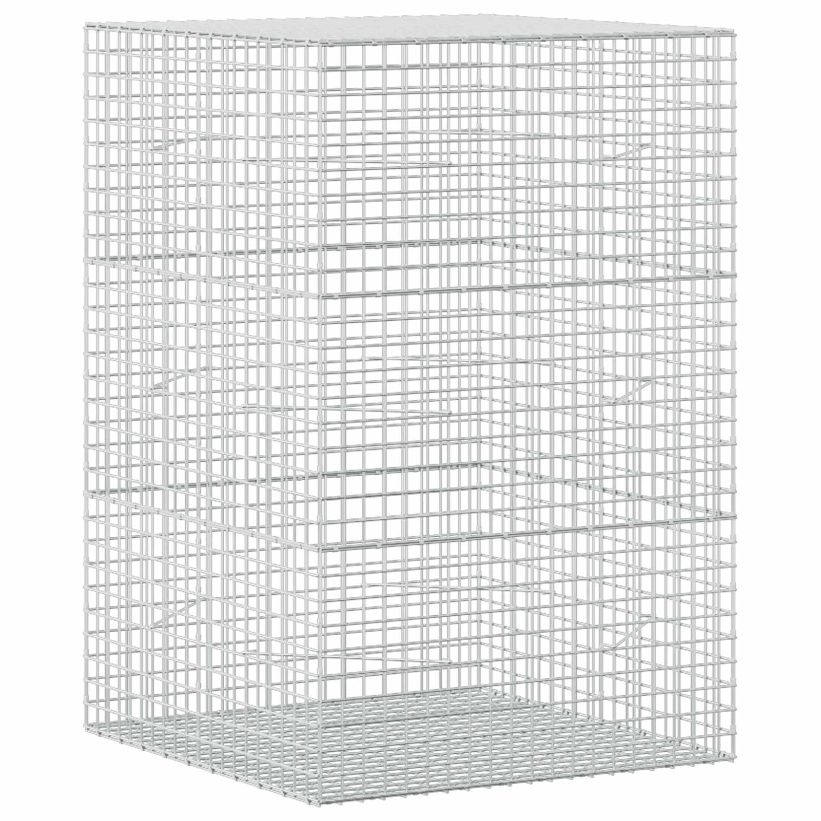 Gabion z žico 3,5 mm in mrežo 5x5 cm 100x100x150 cm