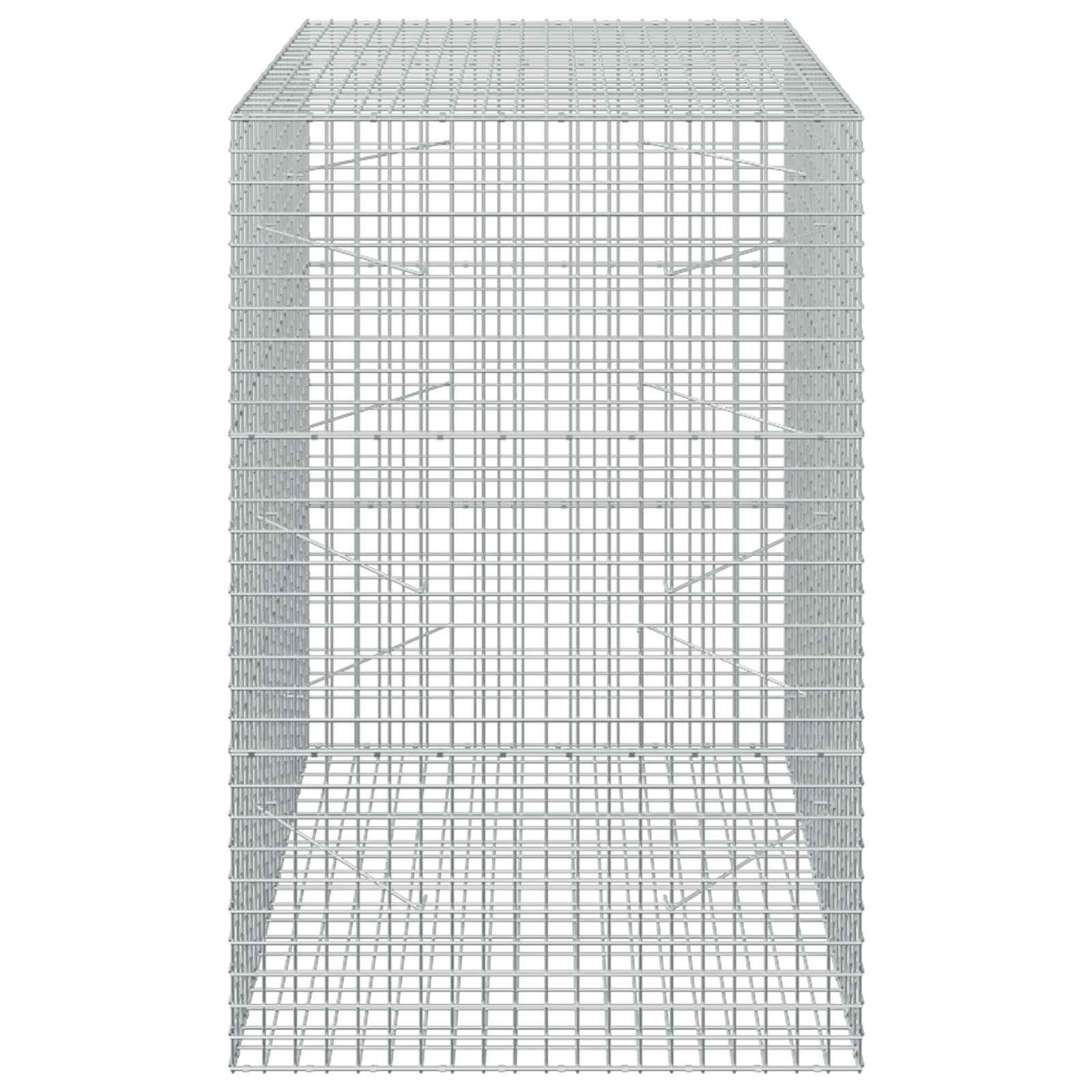 Gabion z žico 3,5 mm in mrežo 5x5 cm 100x100x150 cm