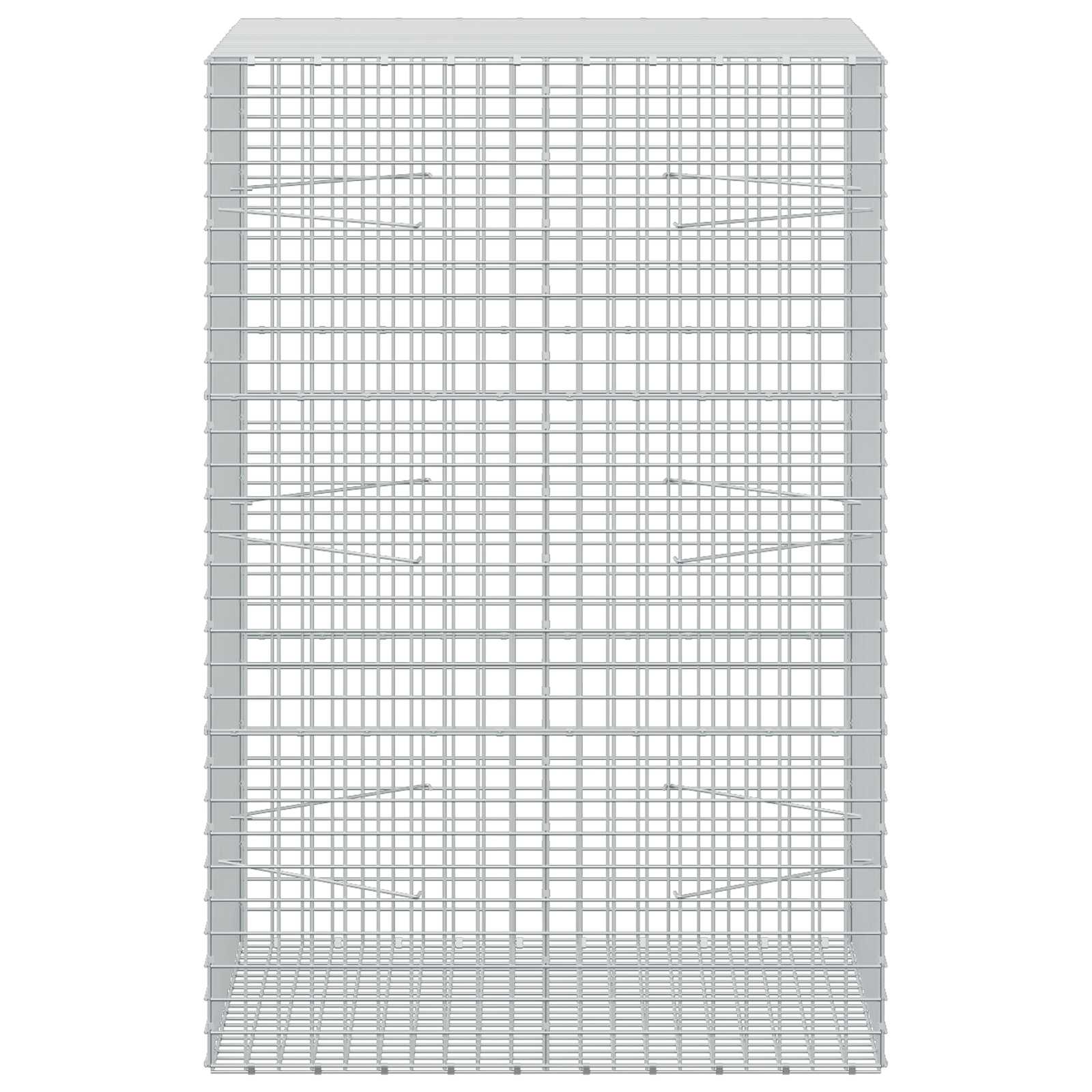 Gabion z žico 3,5 mm in mrežo 5x5 cm 100x100x150 cm