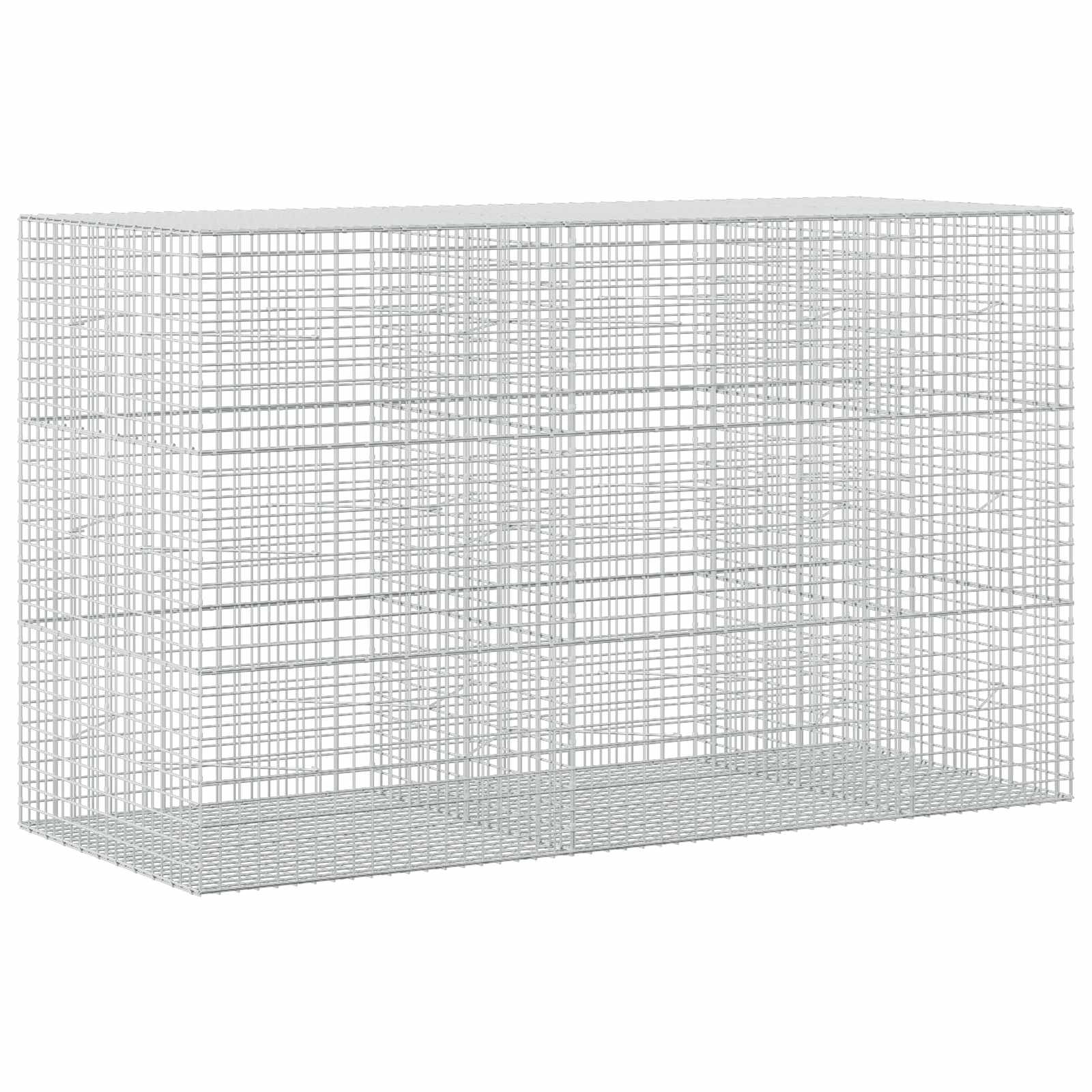 Gabion z žico 3,5 mm in mrežo 5x5 cm 250x100x150 cm