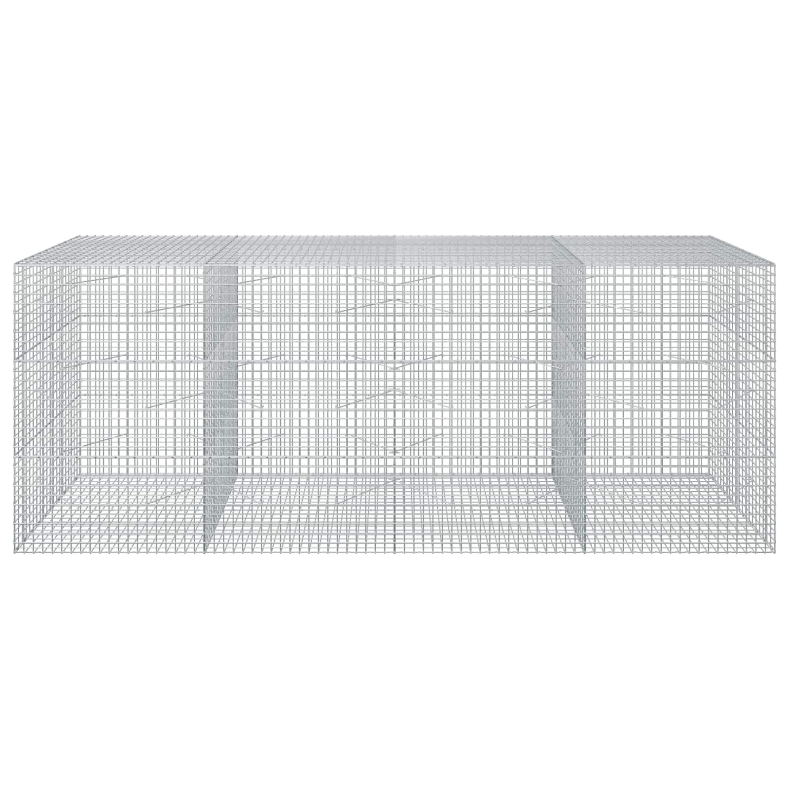 Gabion z žico 3,5 mm in mrežo 5x5 cm 400x100x150 cm