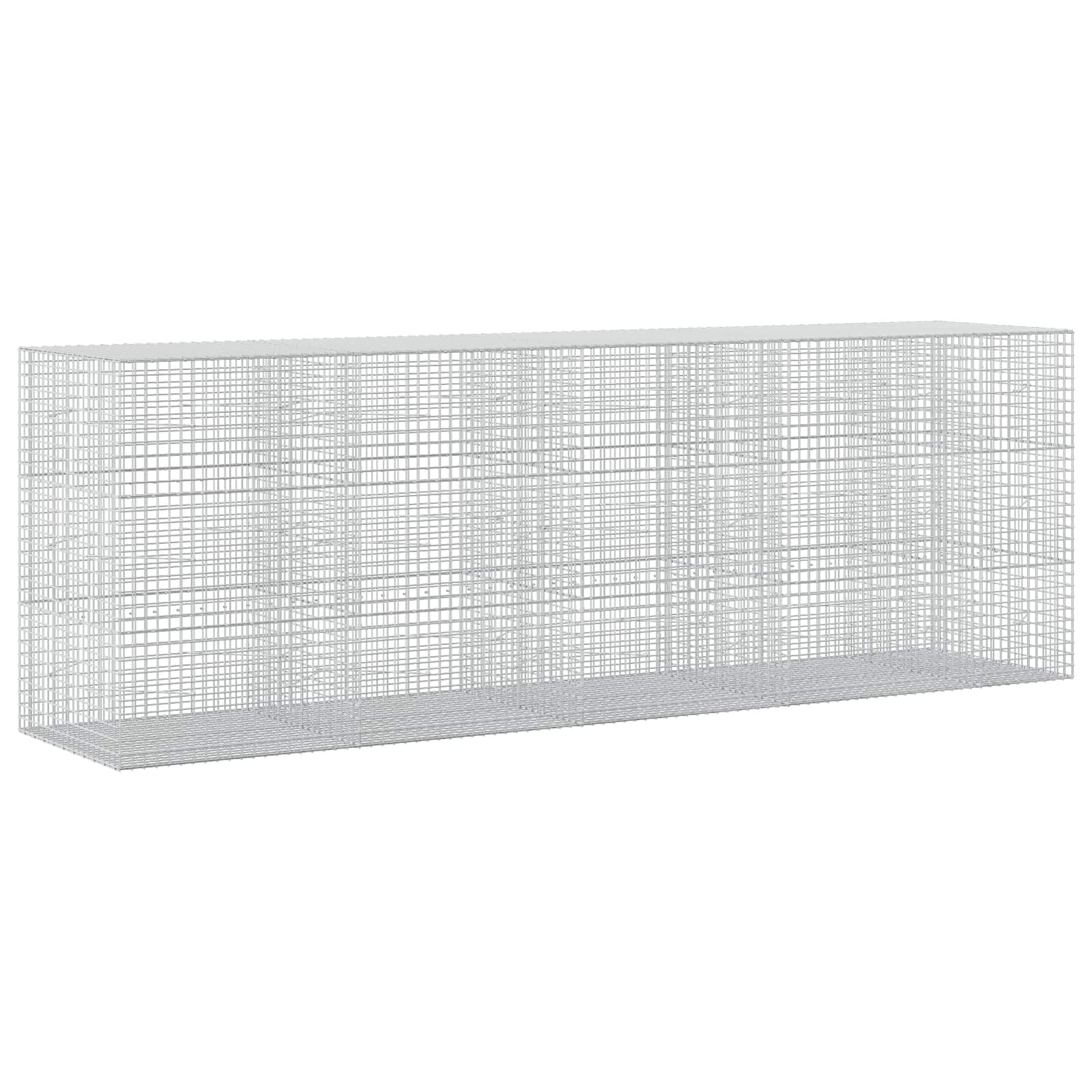 vidaXL Gabion s drátem 3,5 mm a síťkou 5x5 cm 450x100x150 cm