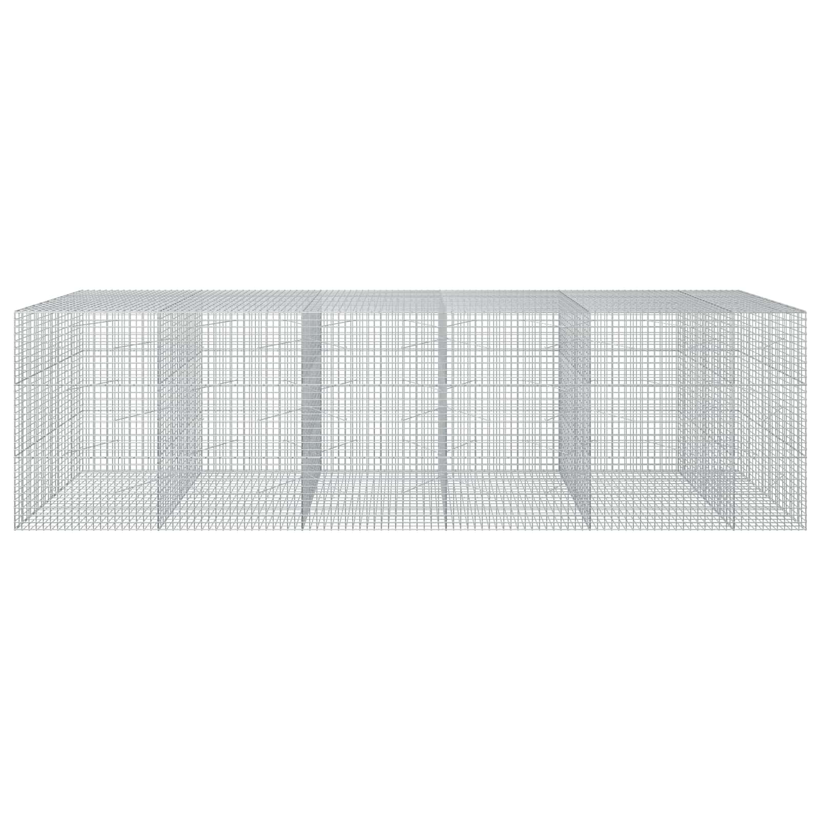 Gabion z žico 3,5 mm in mrežo 5x5 cm 550x100x150 cm