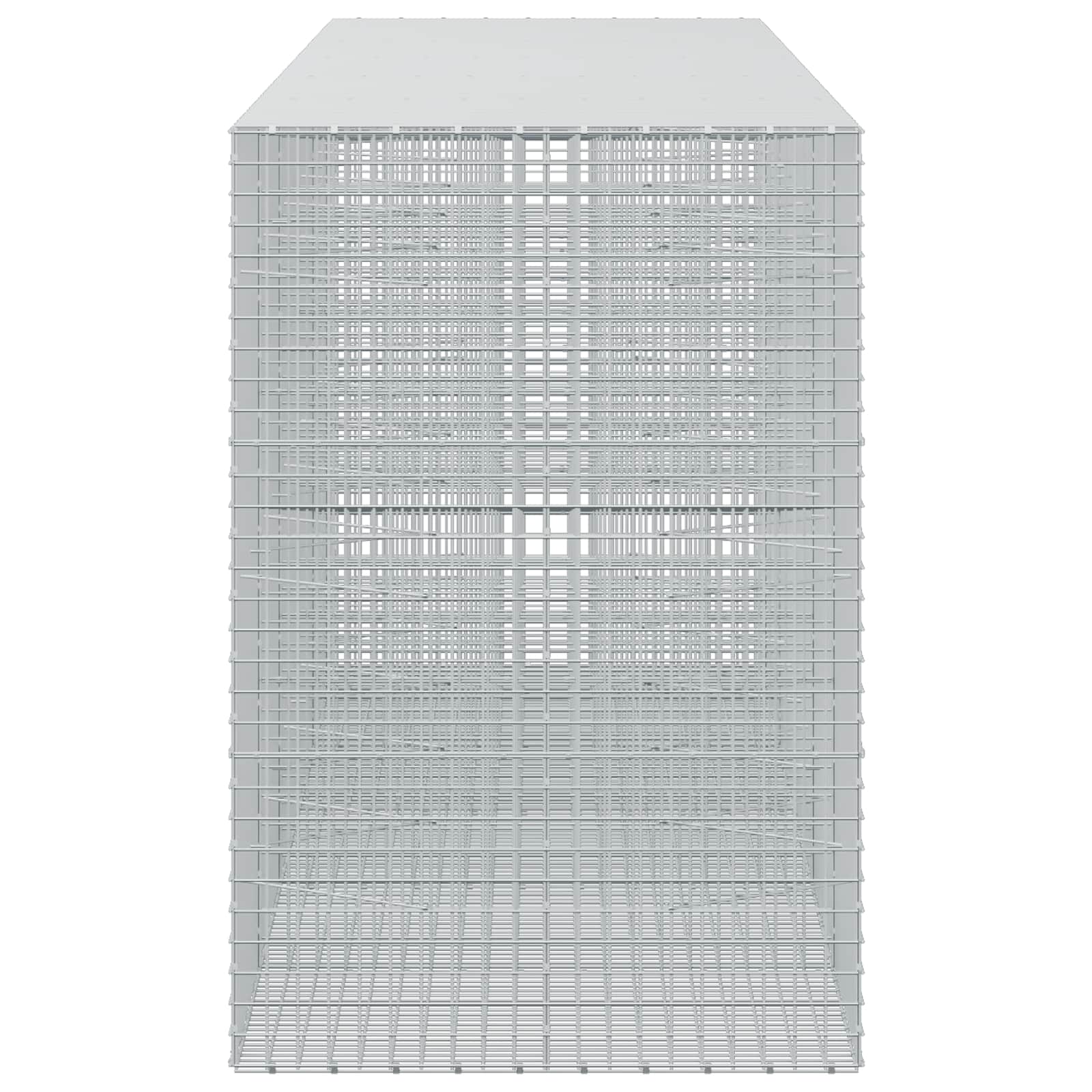 Gabion z žico 3,5 mm in mrežo 5x5 cm 550x100x150 cm
