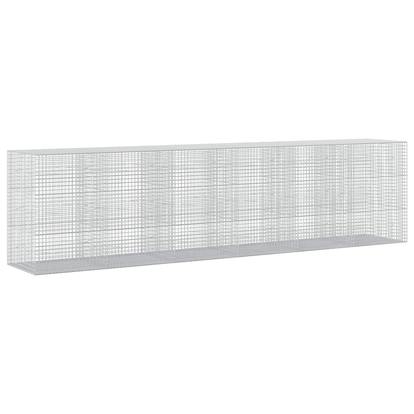 vidaXL Gabion s drátem 3,5 mm a síťkou 5x5 cm 600x100x150 cm