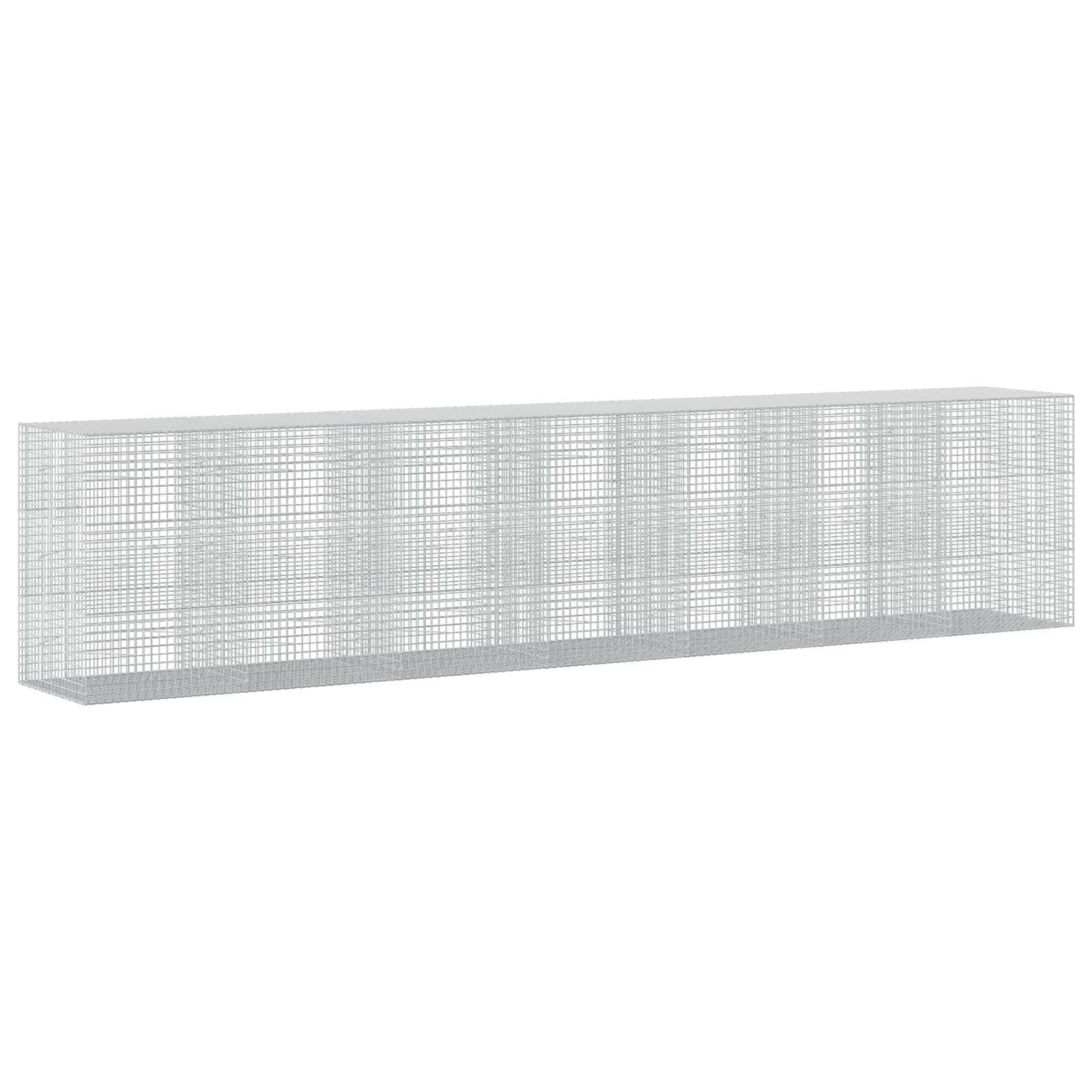 vidaXL Gabion s drátem 3,5 mm a síťkou 5x5 cm 700x100x150 cm