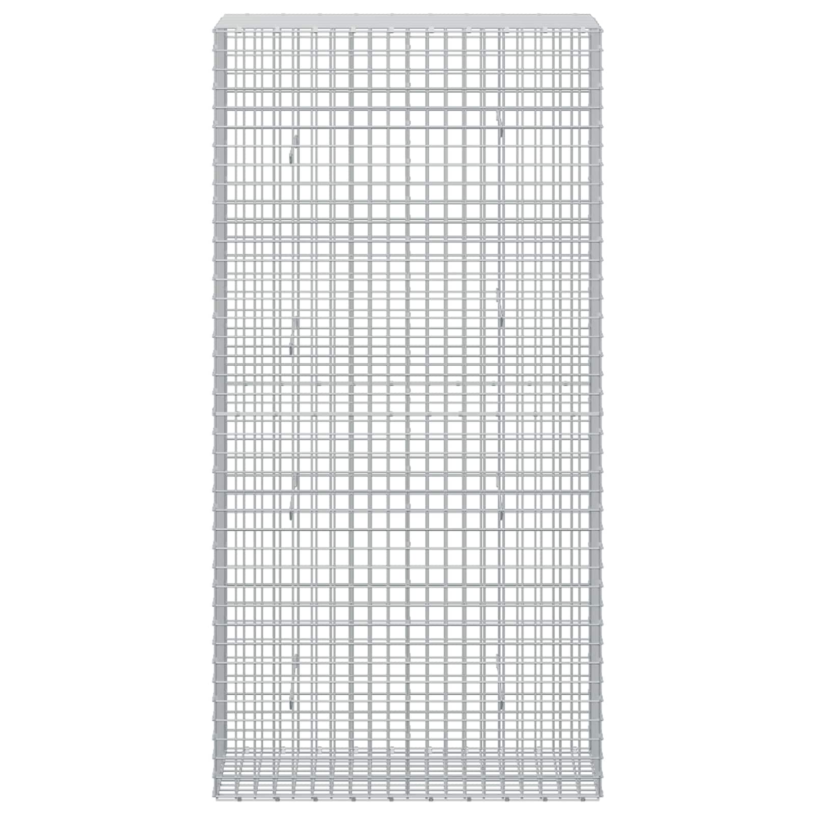 Gabion z žico 3,5 mm in mrežo 5x5 cm 50x100x200 cm
