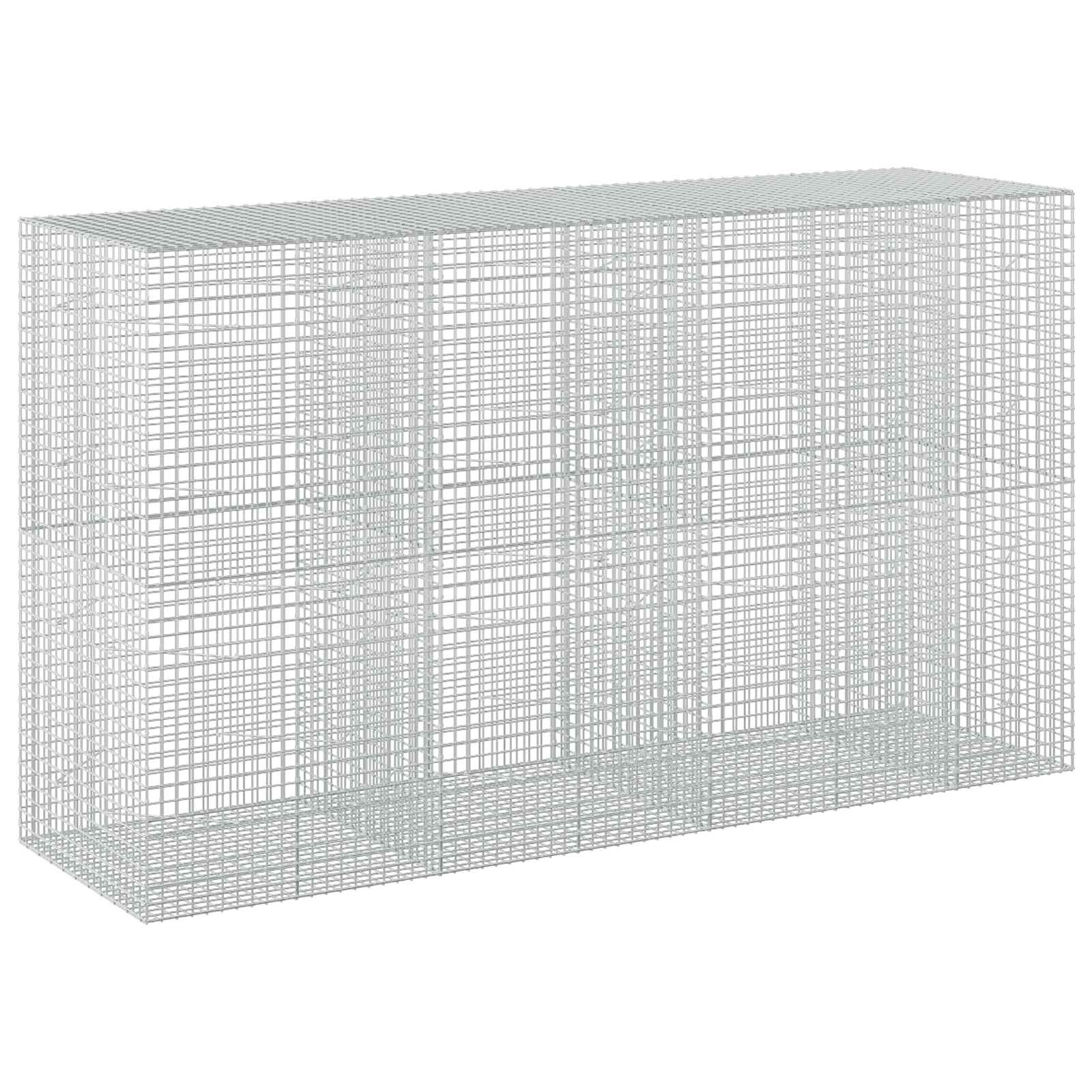 Gabion z žico 3,5 mm in mrežo 5x5 cm 350x100x200 cm