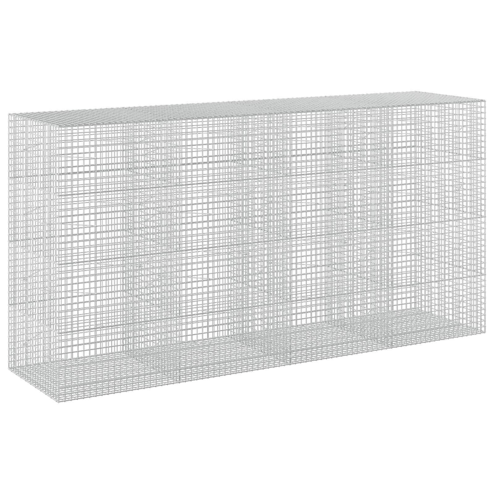vidaXL Gabion s drátem 3,5 mm a síťkou 5x5 cm 400x100x200 cm