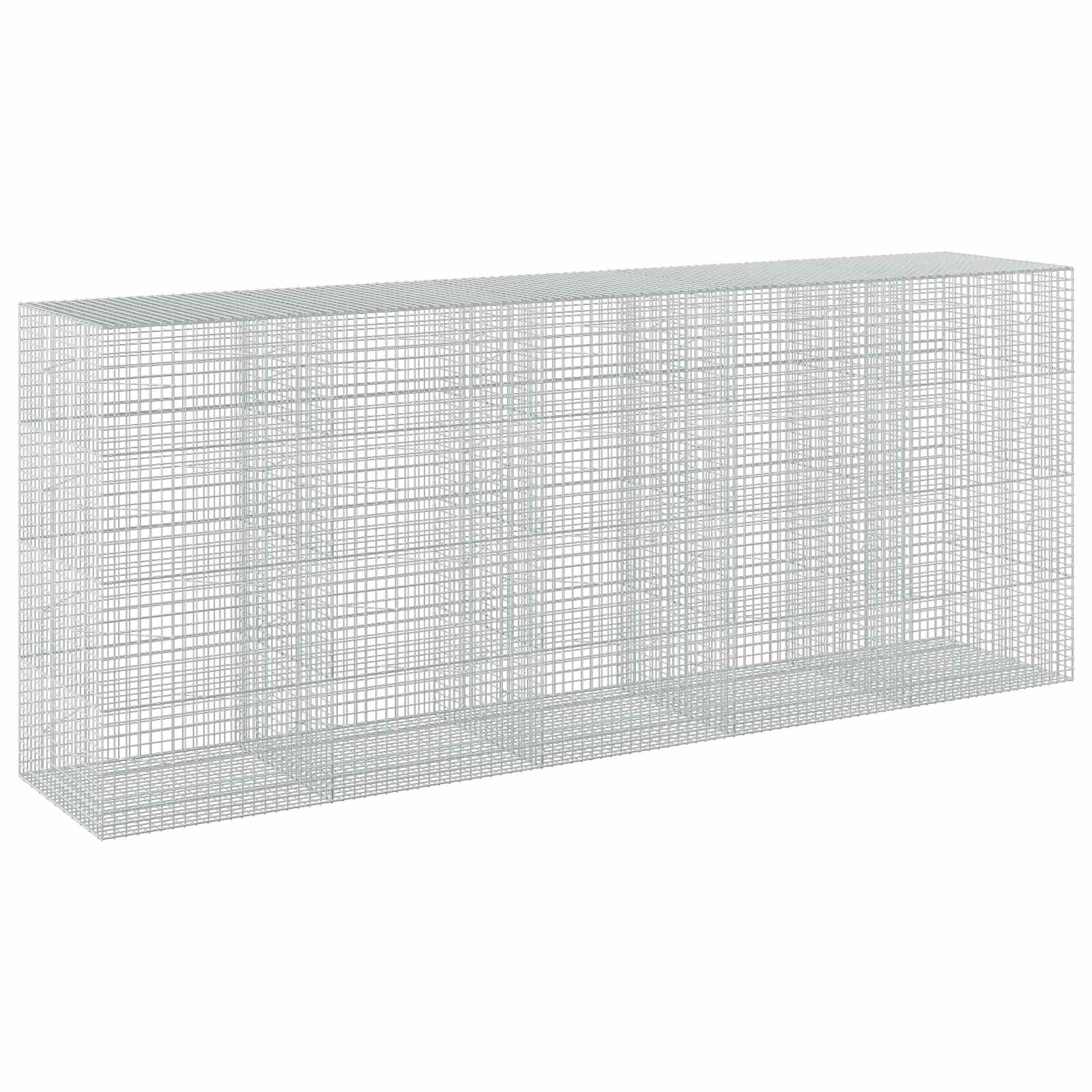 vidaXL Gabion s drátem 3,5 mm a síťkou 5x5 cm 500x100x200 cm