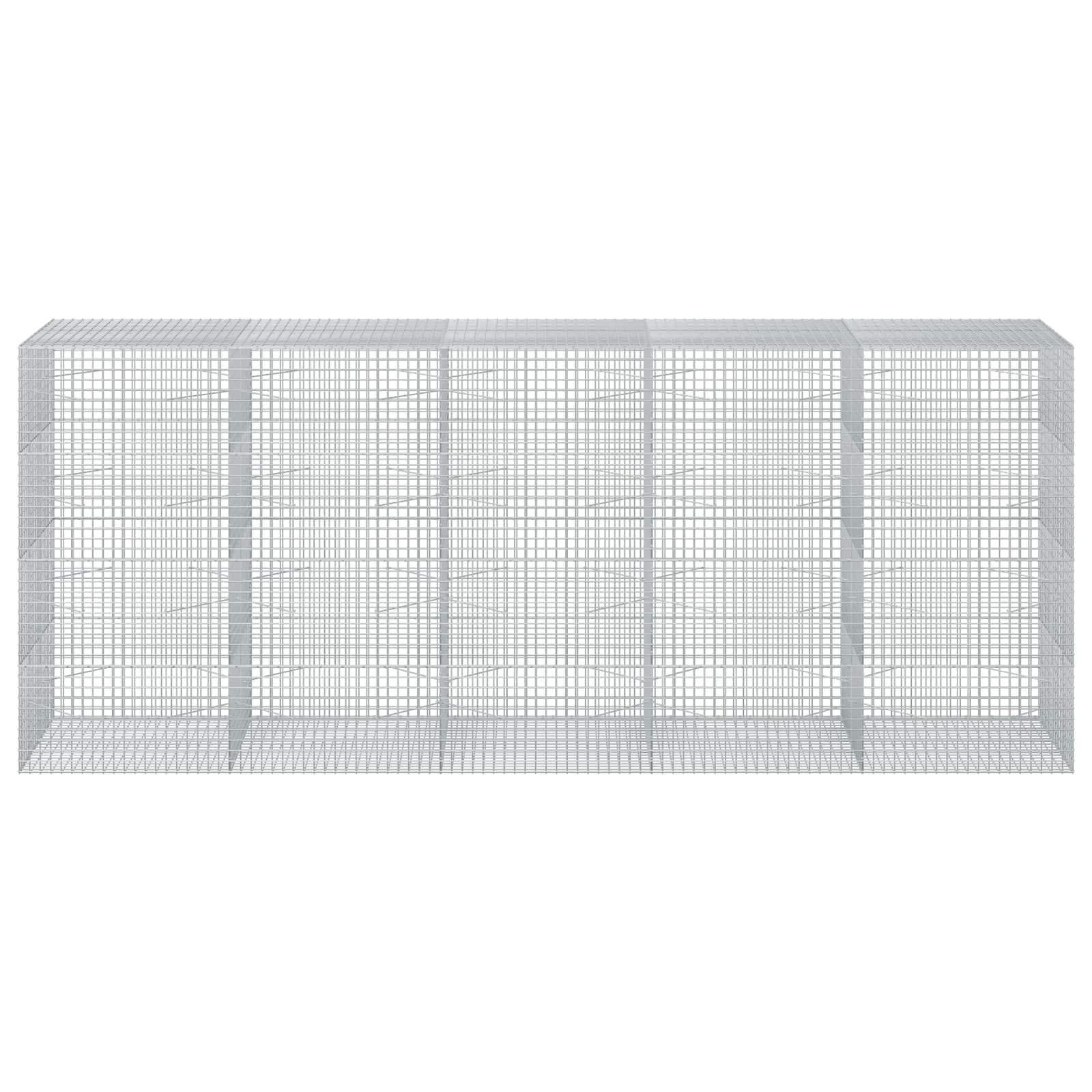 Gabion z žico 3,5 mm in mrežo 5x5 cm 500x100x200 cm