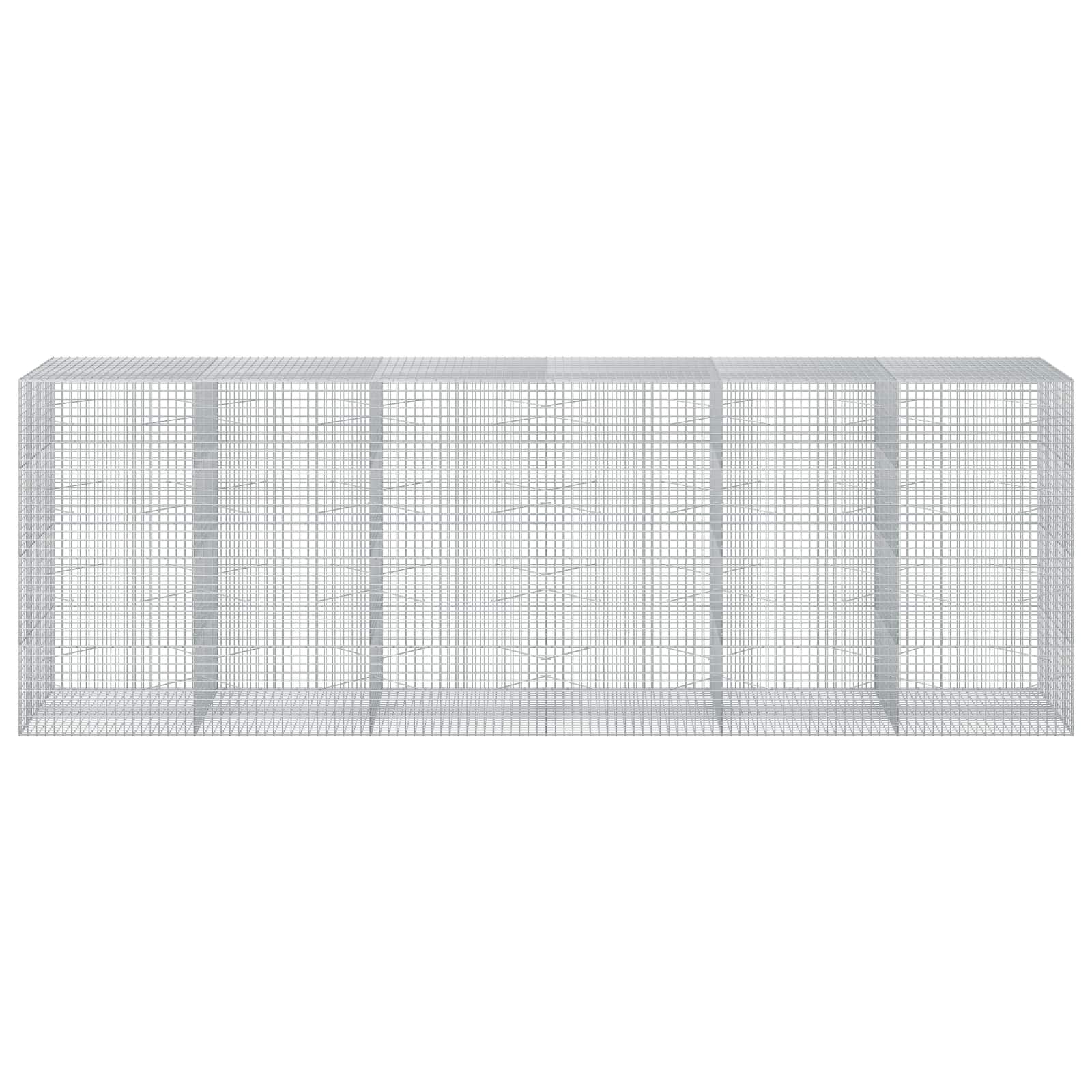 Gabion z žico 3,5 mm in mrežo 5x5 cm 600x100x200 cm