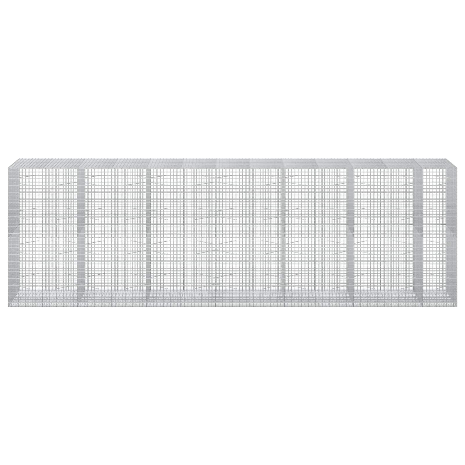 Gabion z žico 3,5 mm in mrežo 5x5 cm 650x100x200 cm