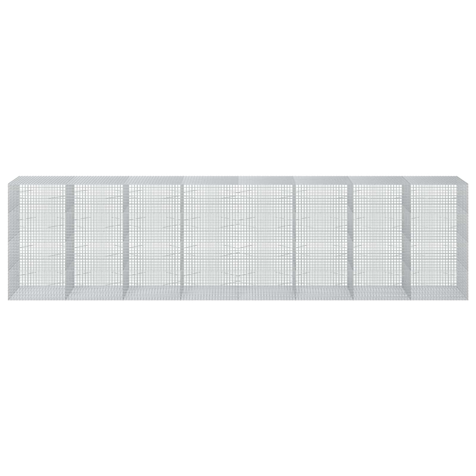 Gabion z žico 3,5 mm in mrežo 5x5 cm 800x100x200 cm
