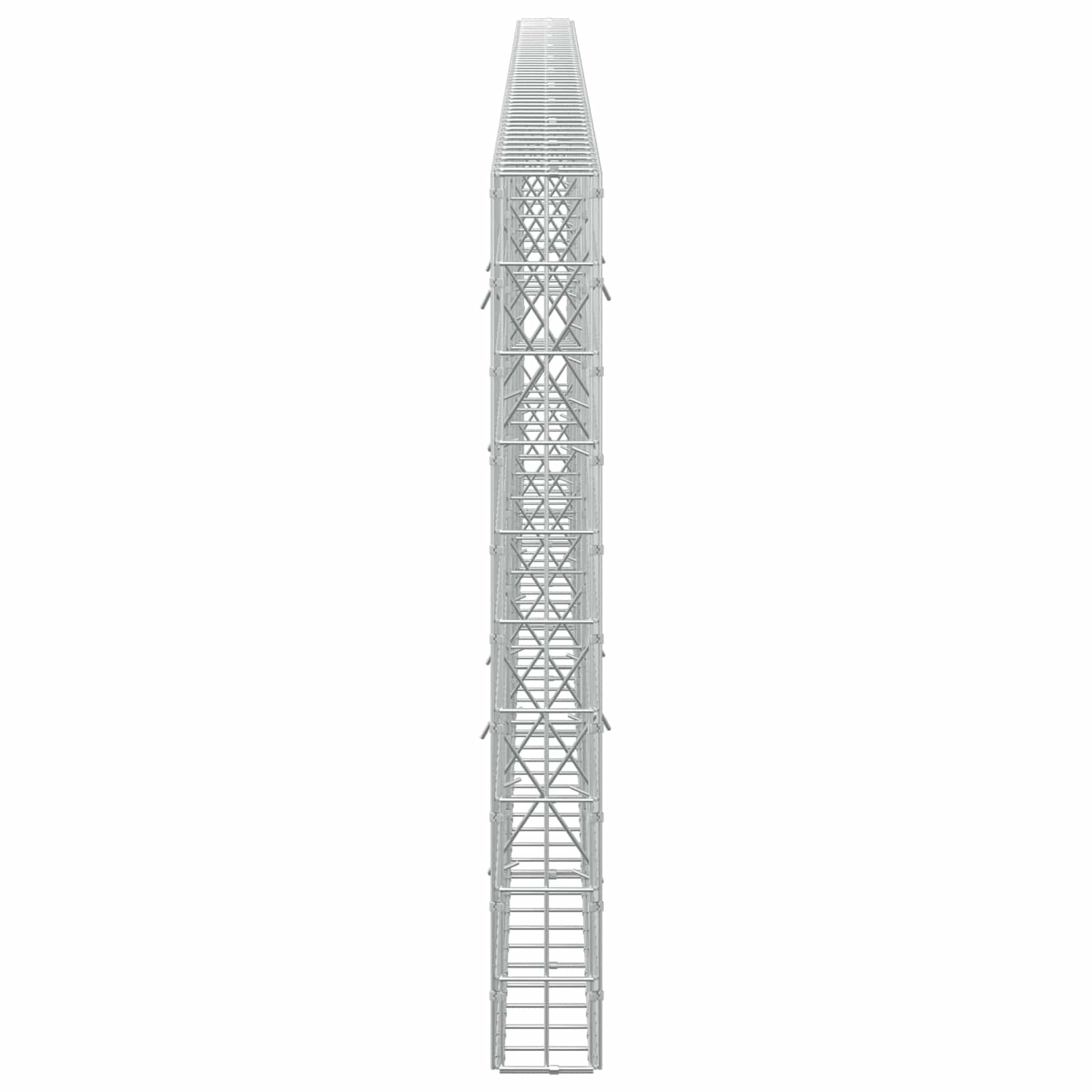 Gabion z 3,5 mm žico in 5x10 cm mrežo 500x10x100 cm