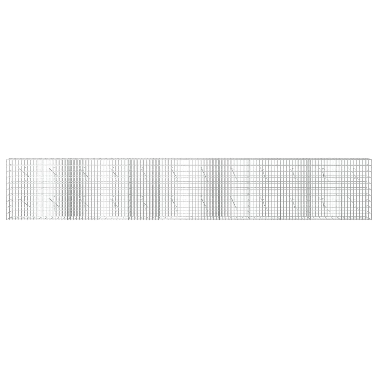 Gabion z 3,5 mm žico in 5x10 cm mrežo 600x10x100 cm
