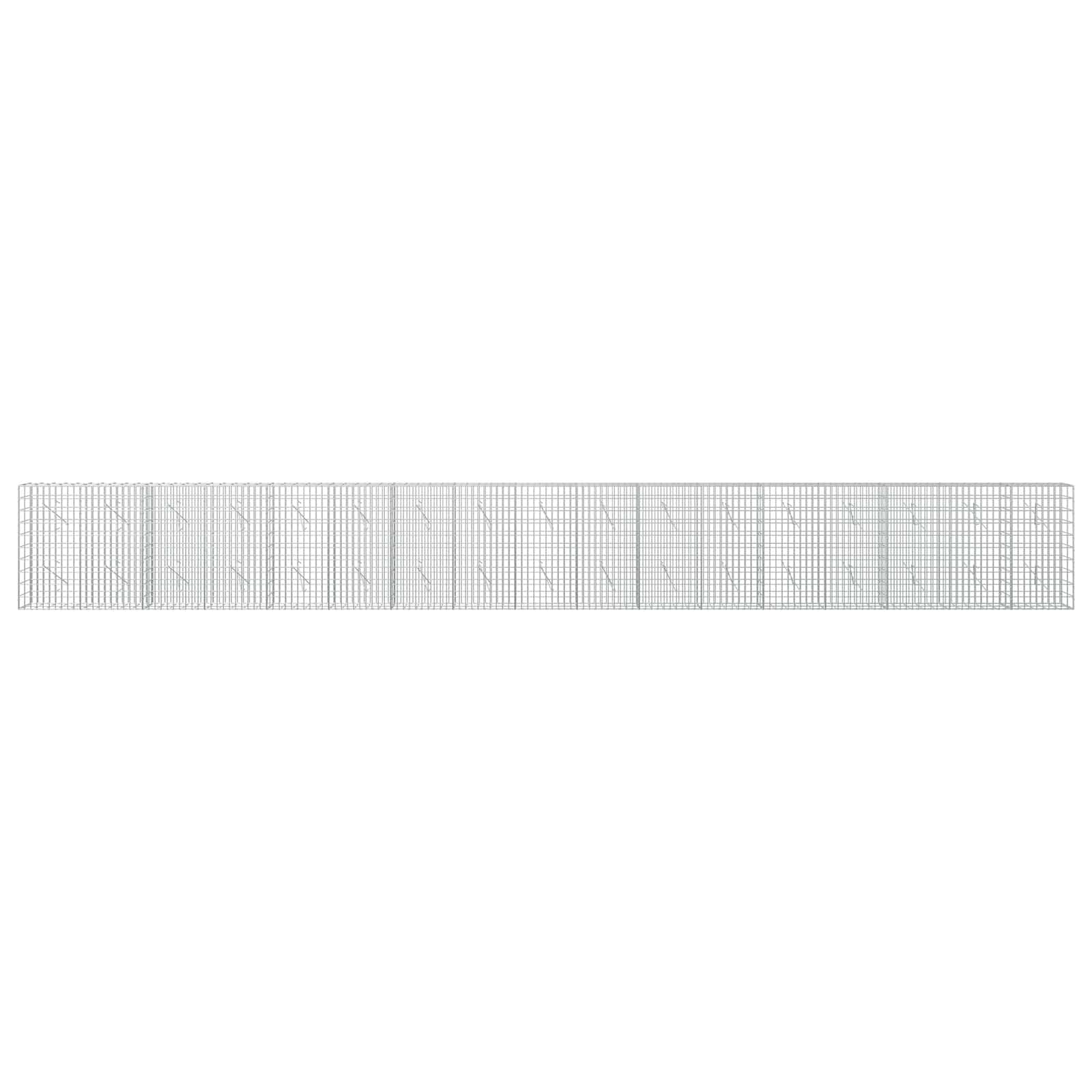 Gabion z 3,5 mm žico in 5x10 cm mrežo 850x10x100 cm
