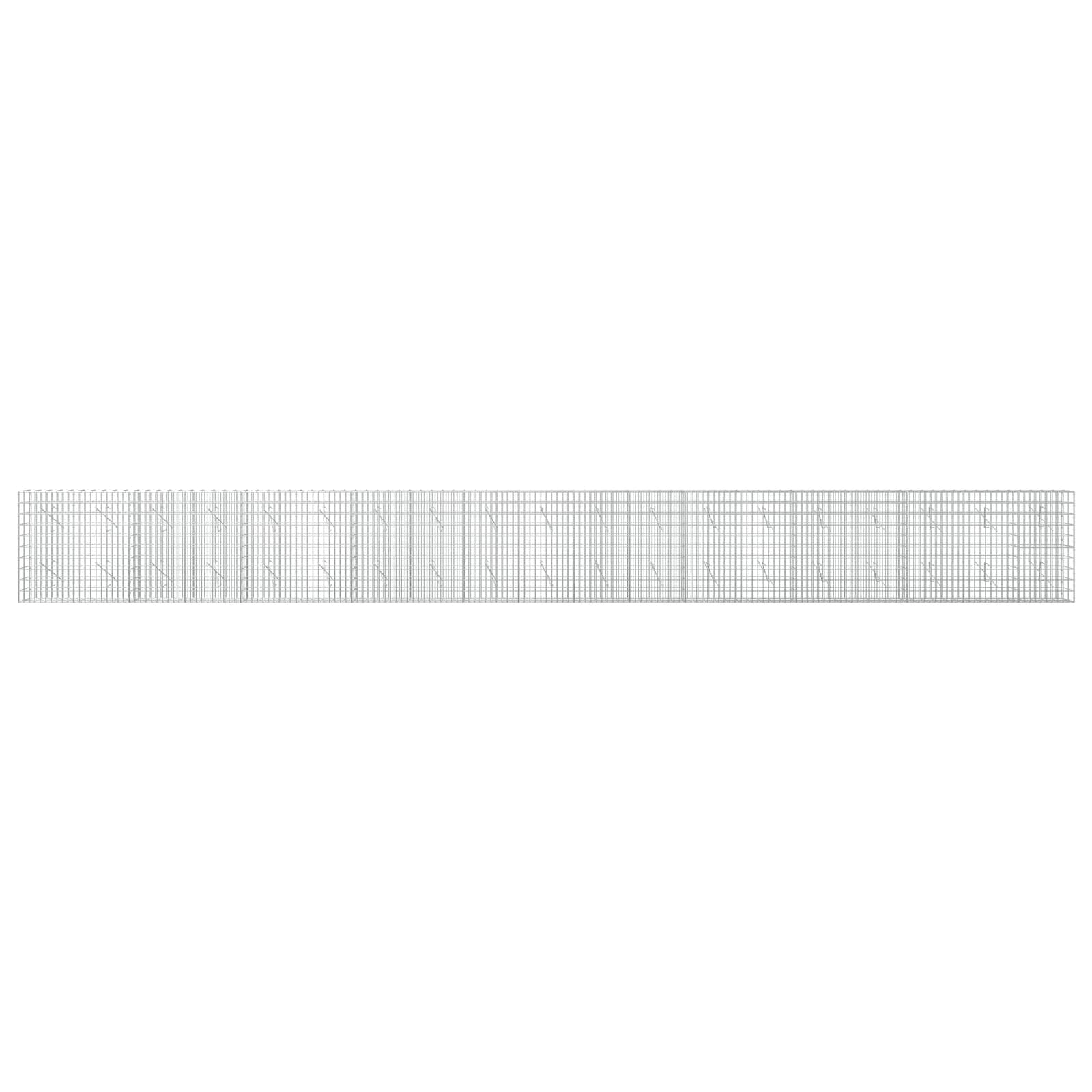 Gabion z 3,5 mm žico in 5x10 cm mrežo 950x10x100 cm