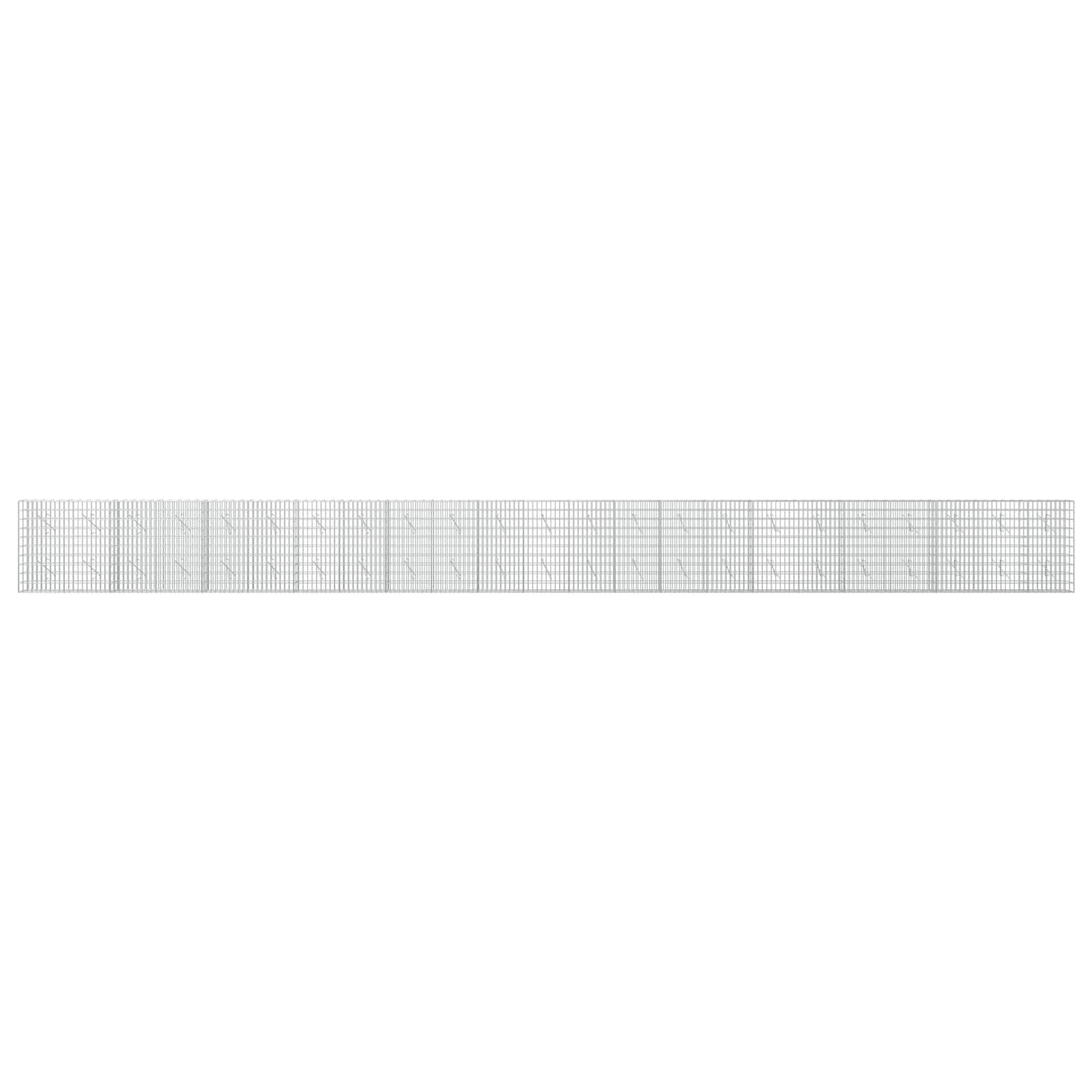Gabion z 3,5 mm žico in 5x10 cm mrežo 1150x10x100 cm