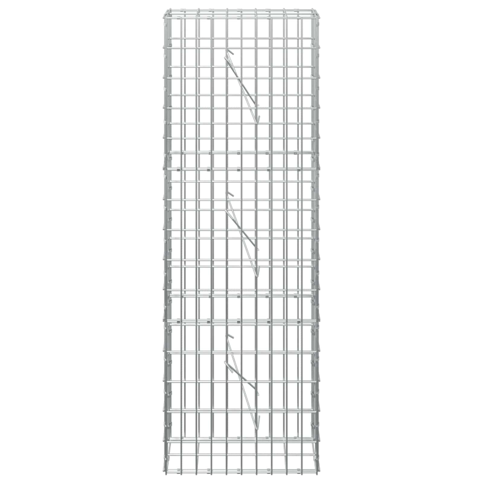 Gabion z 3,5 mm žico in 5x10 cm mrežo 50x10x150 cm