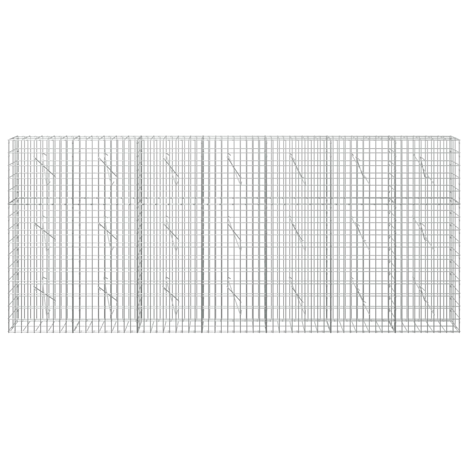 Gabion z 3,5 mm žico in 5x10 cm mrežo 350x10x150 cm