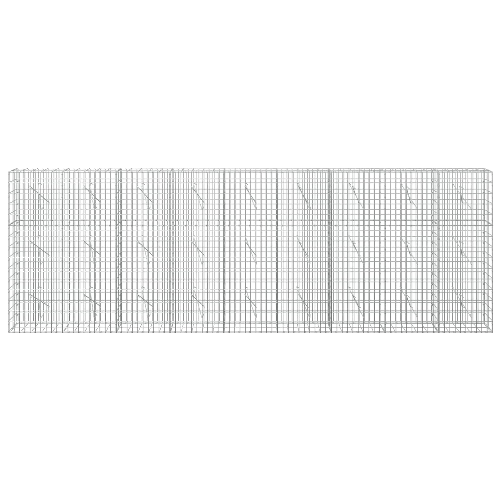 Gabion z 3,5 mm žico in 5x10 cm mrežo 450x10x150 cm