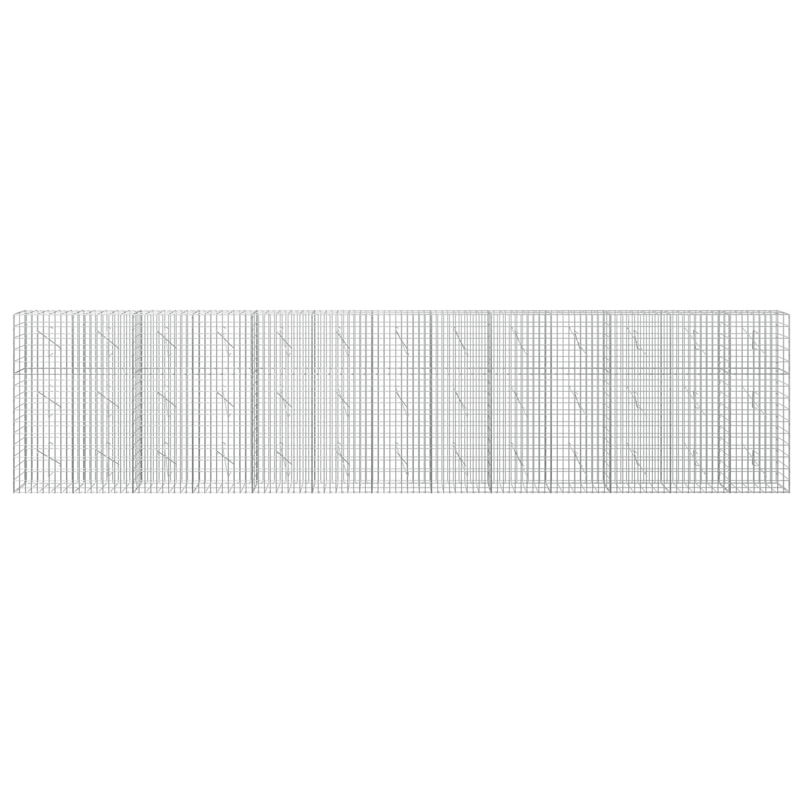 Gabion z 3,5 mm žico in 5x10 cm mrežo 650x10x150 cm