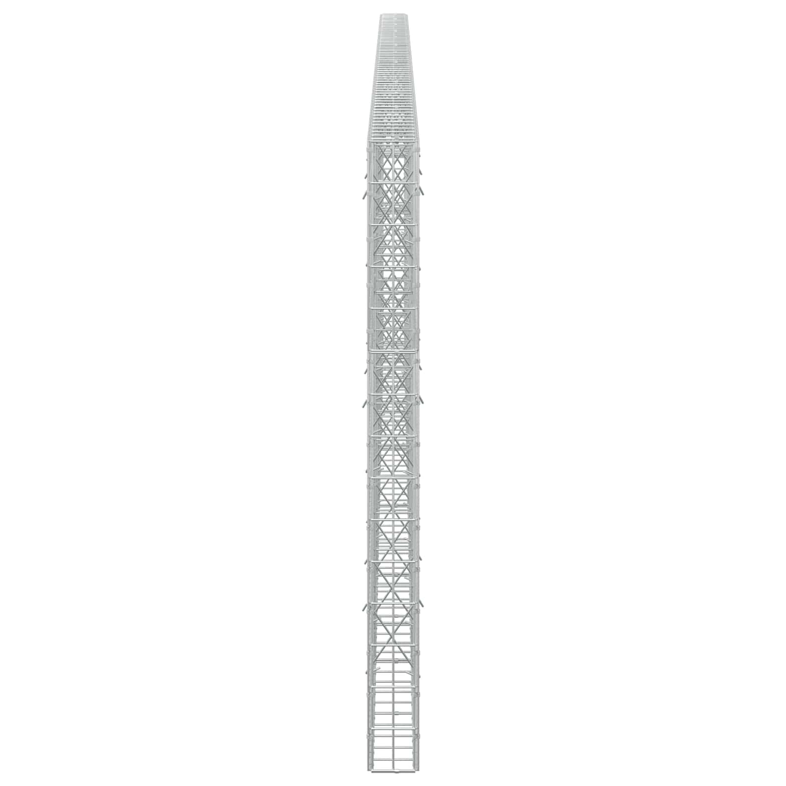 Gabion z 3,5 mm žico in 5x10 cm mrežo 650x10x150 cm
