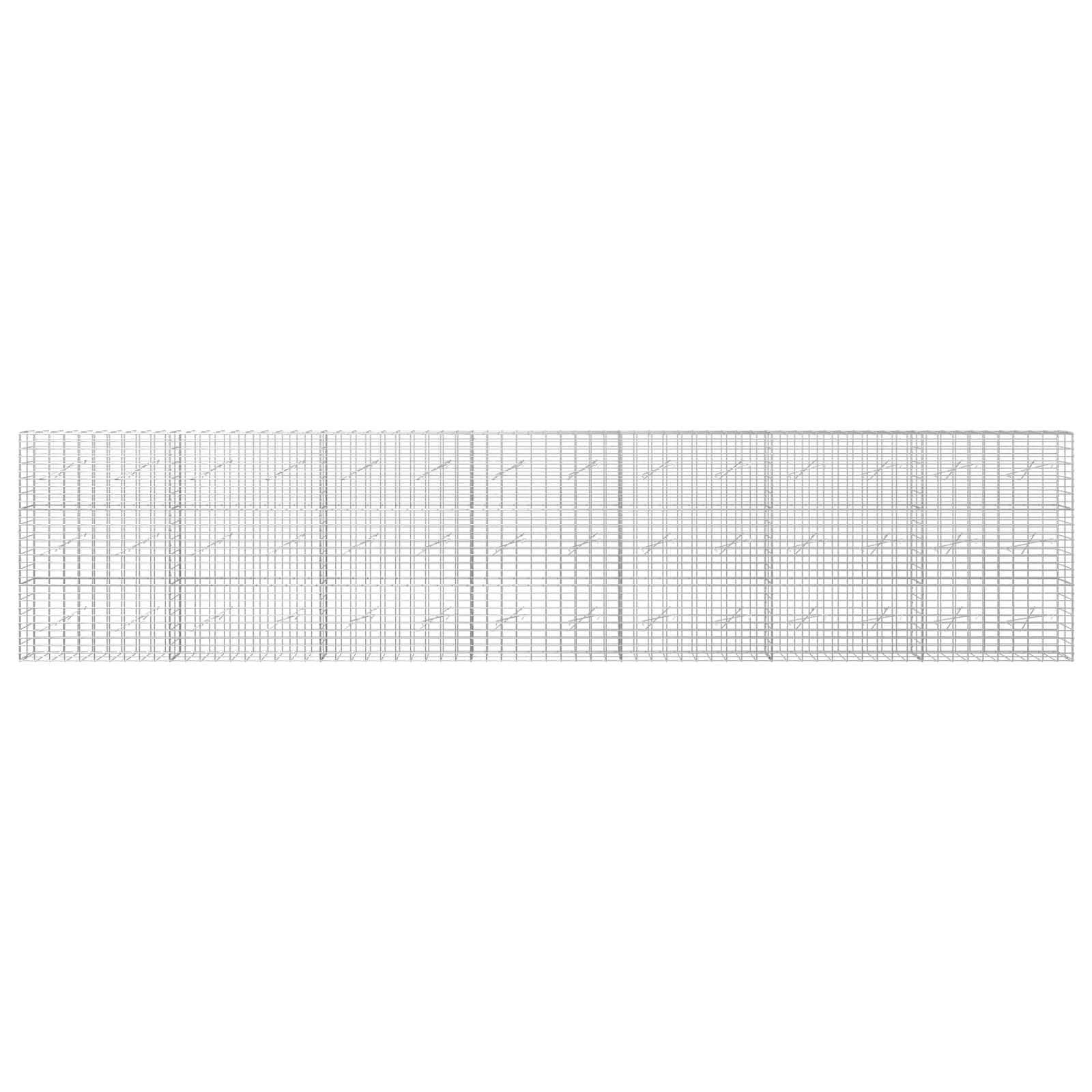 Gabion z 3,5 mm žico in 5x10 cm mrežo 700x10x150 cm