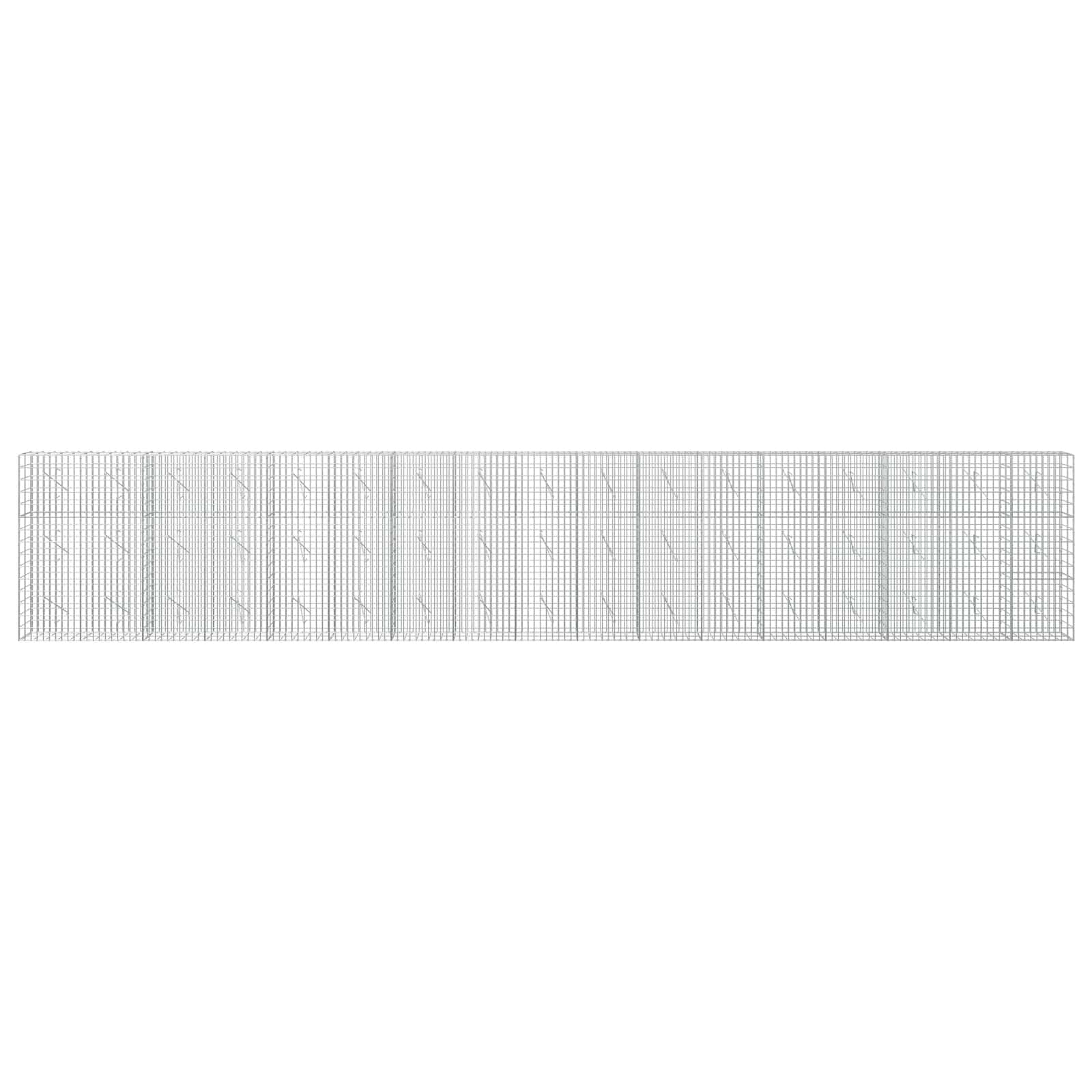 Gabion z 3,5 mm žico in 5x10 cm mrežo 850x10x150 cm