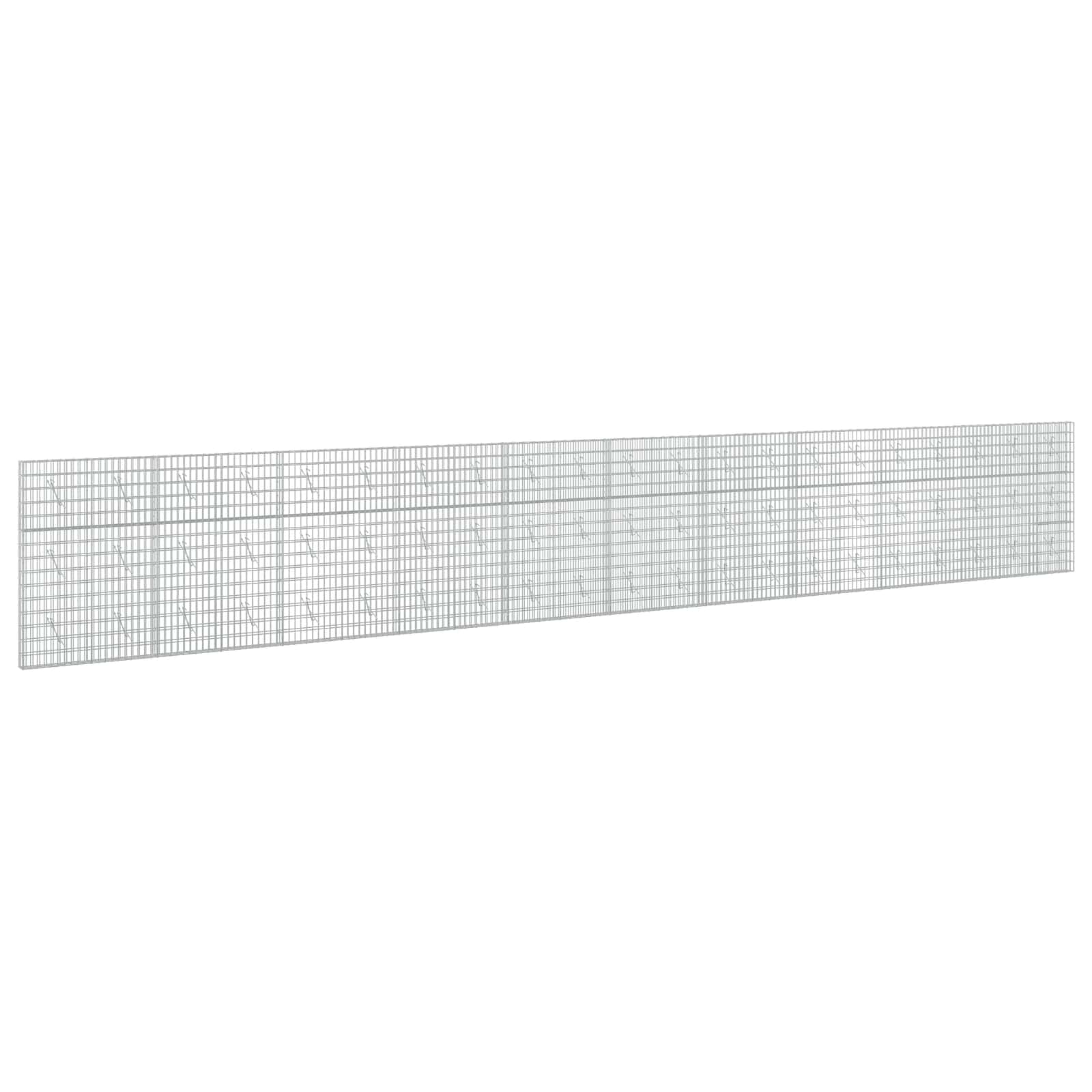 Gabion z 3,5 mm žico in 5x10 cm mrežo 1050x10x150 cm